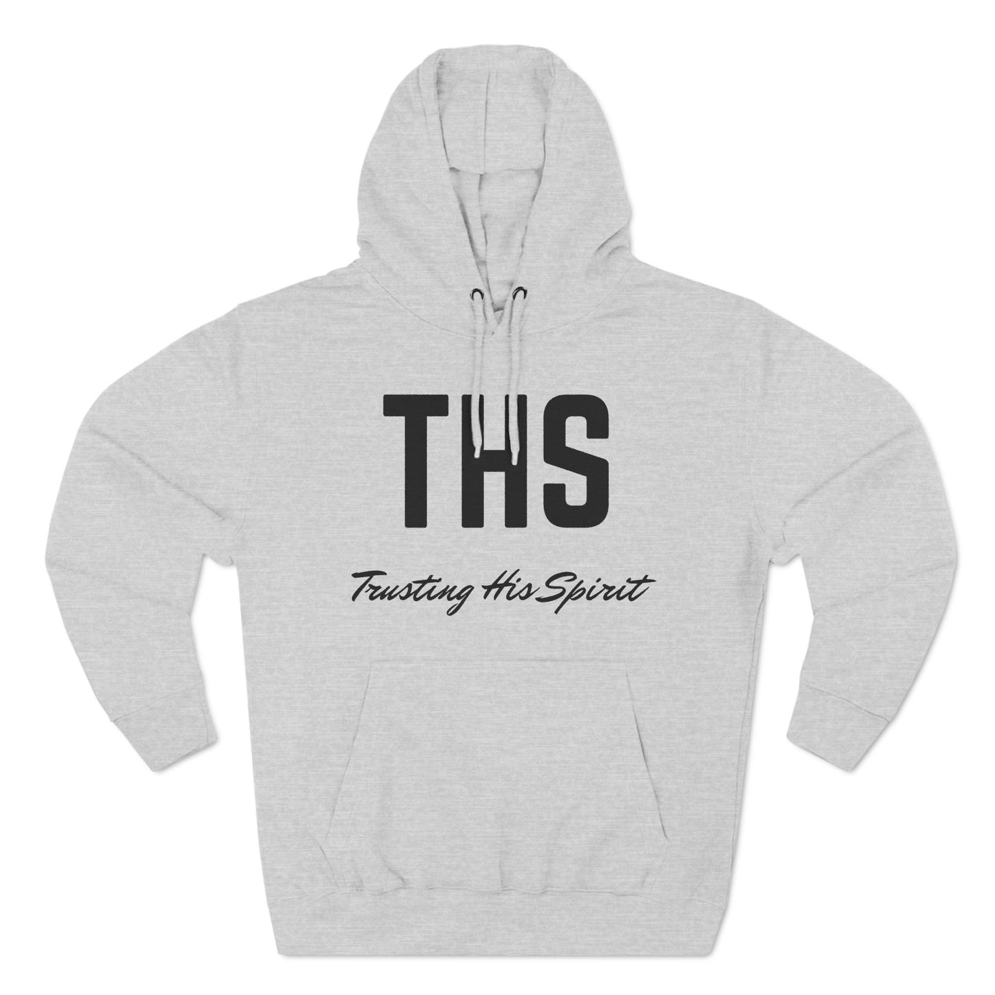 Adult THS Christian Black Letters Hoodie
