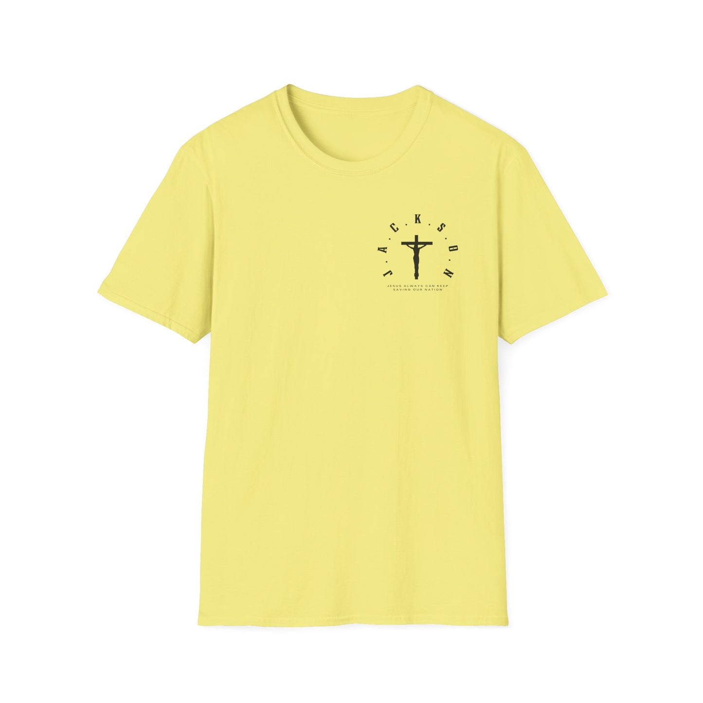 Jackson Believing Christian Black Letters & Cross