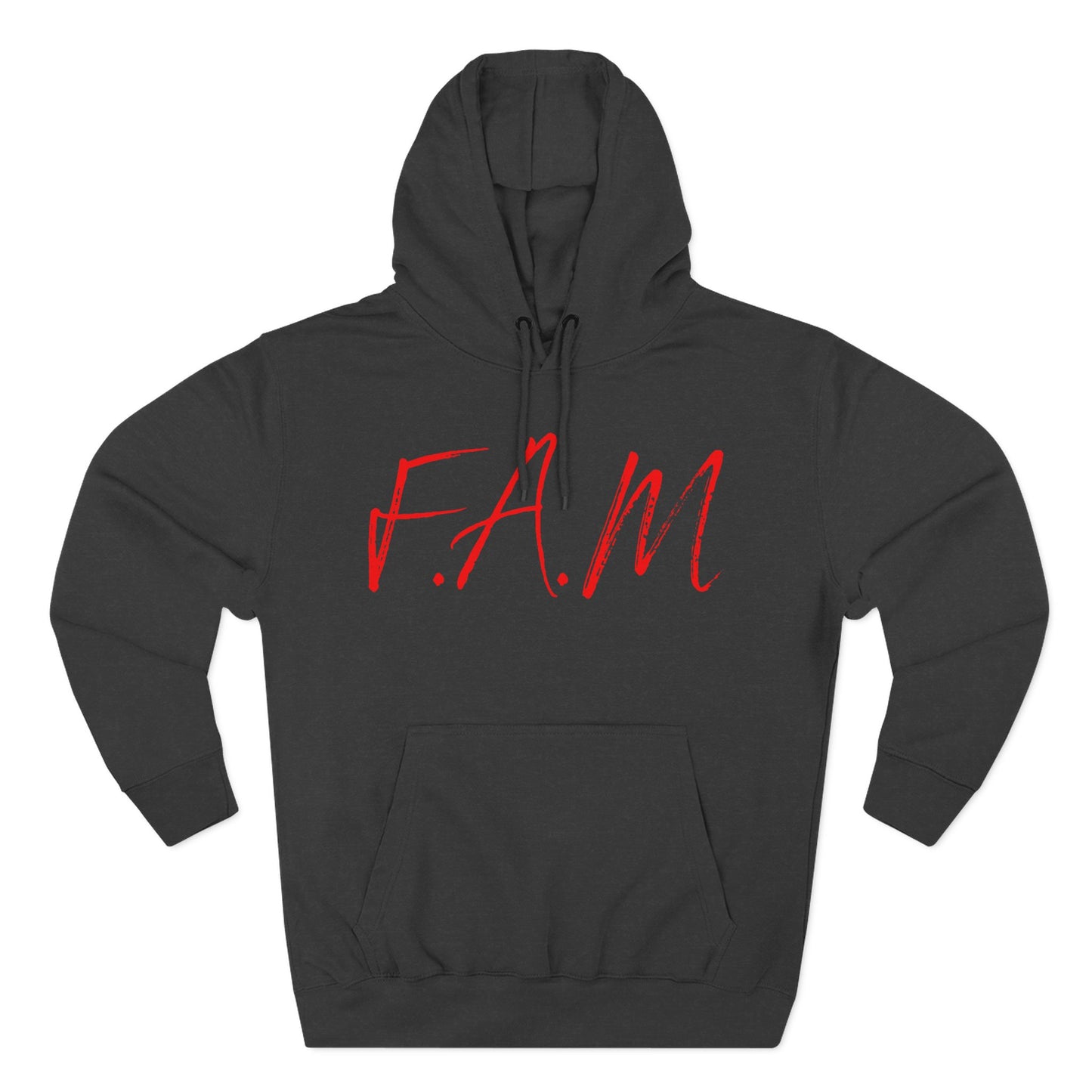 Fam Hoodie Red Words