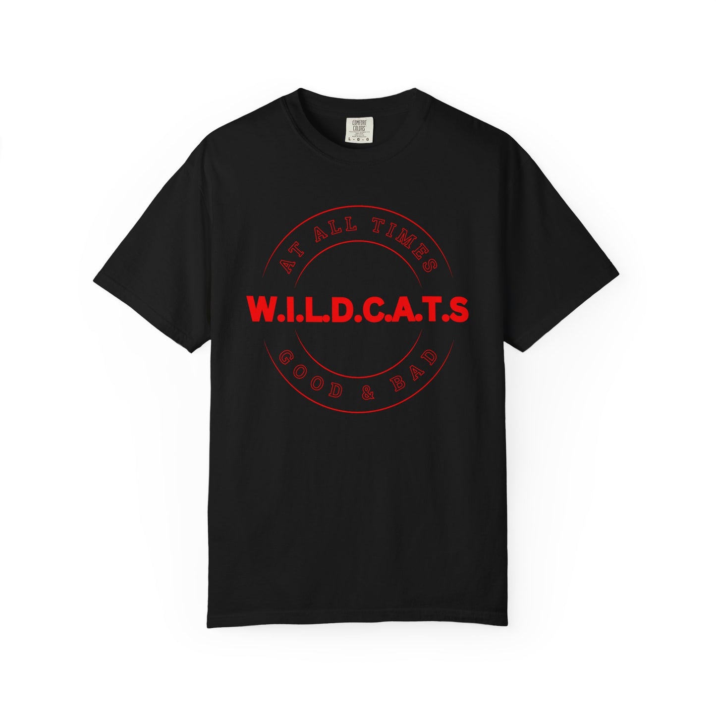 Wildcats Christian Red Letters & Picture