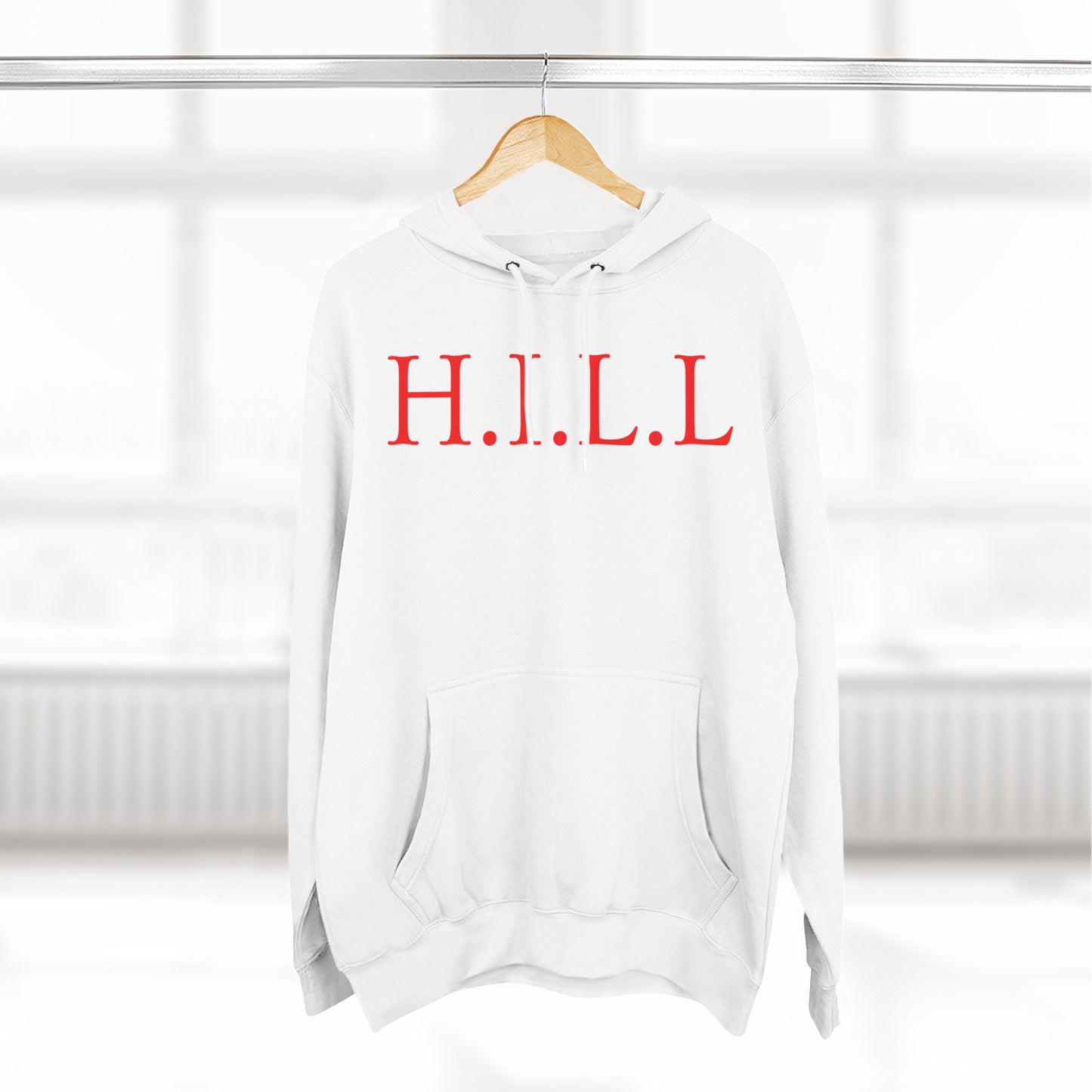 Hill Christian Red Words Hoodie