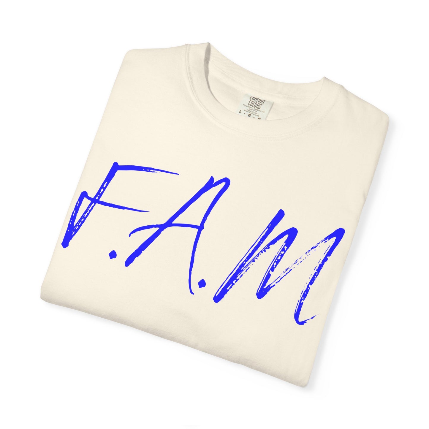 Fam Christian Blue Letters & Image