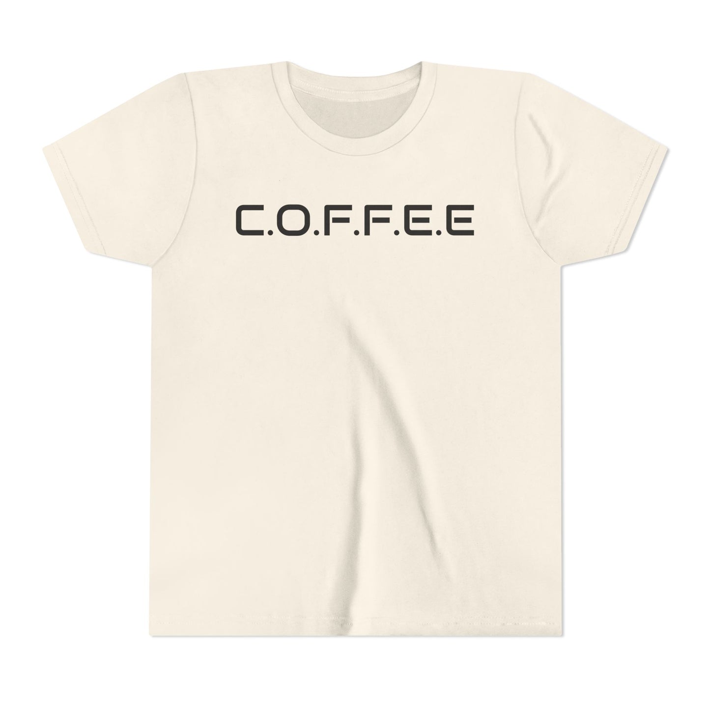 Youth Adult Coffee Christian Black Words Only