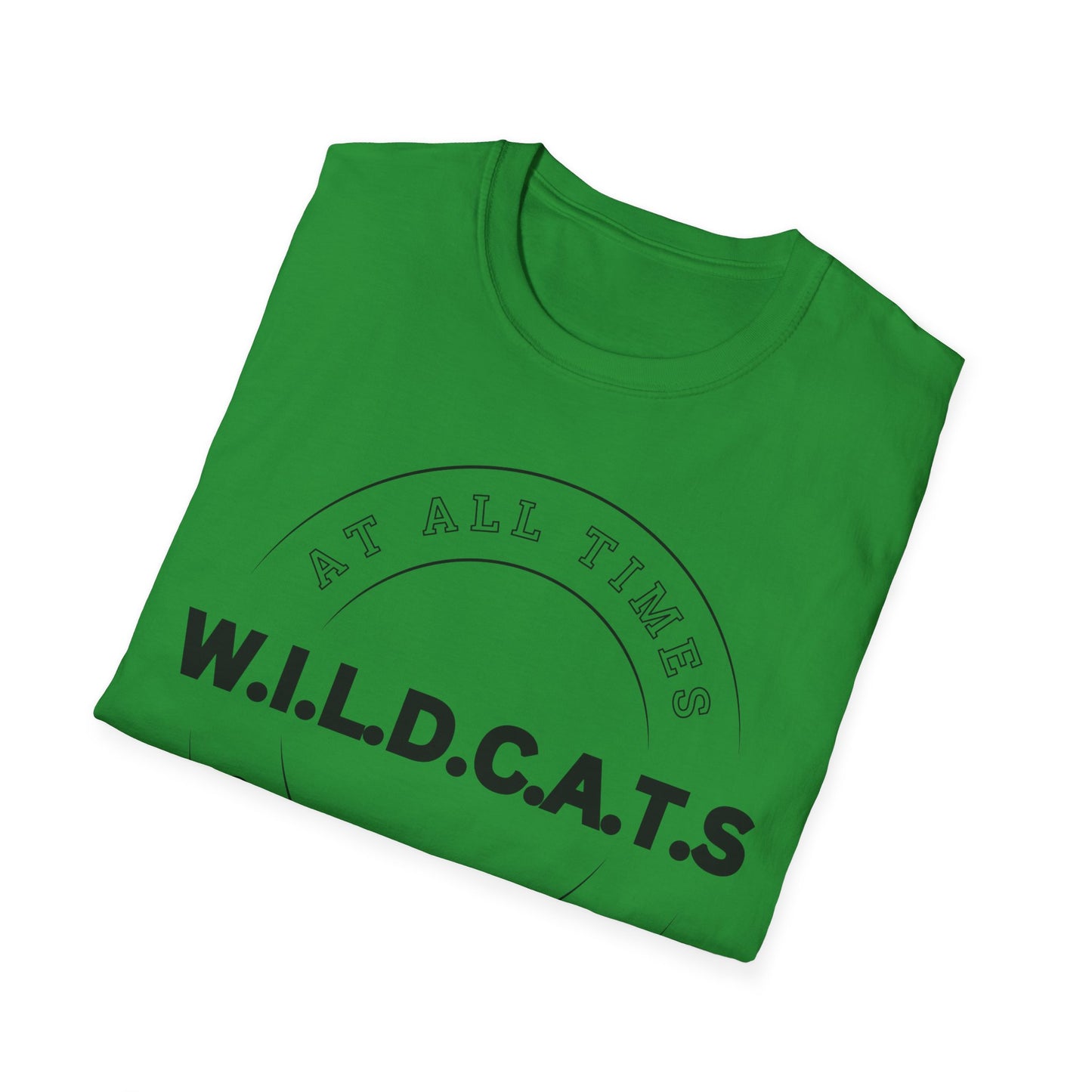 Wildcats Christian Black Letters & Picture