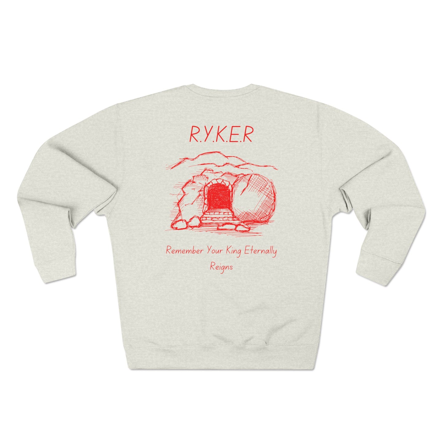 RYKER Christian Red Letters Crewneck