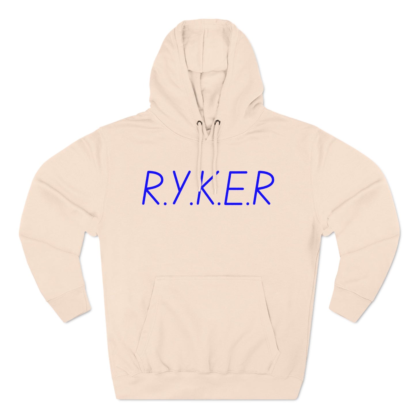RYKER Christian Blue Letters Hoodie