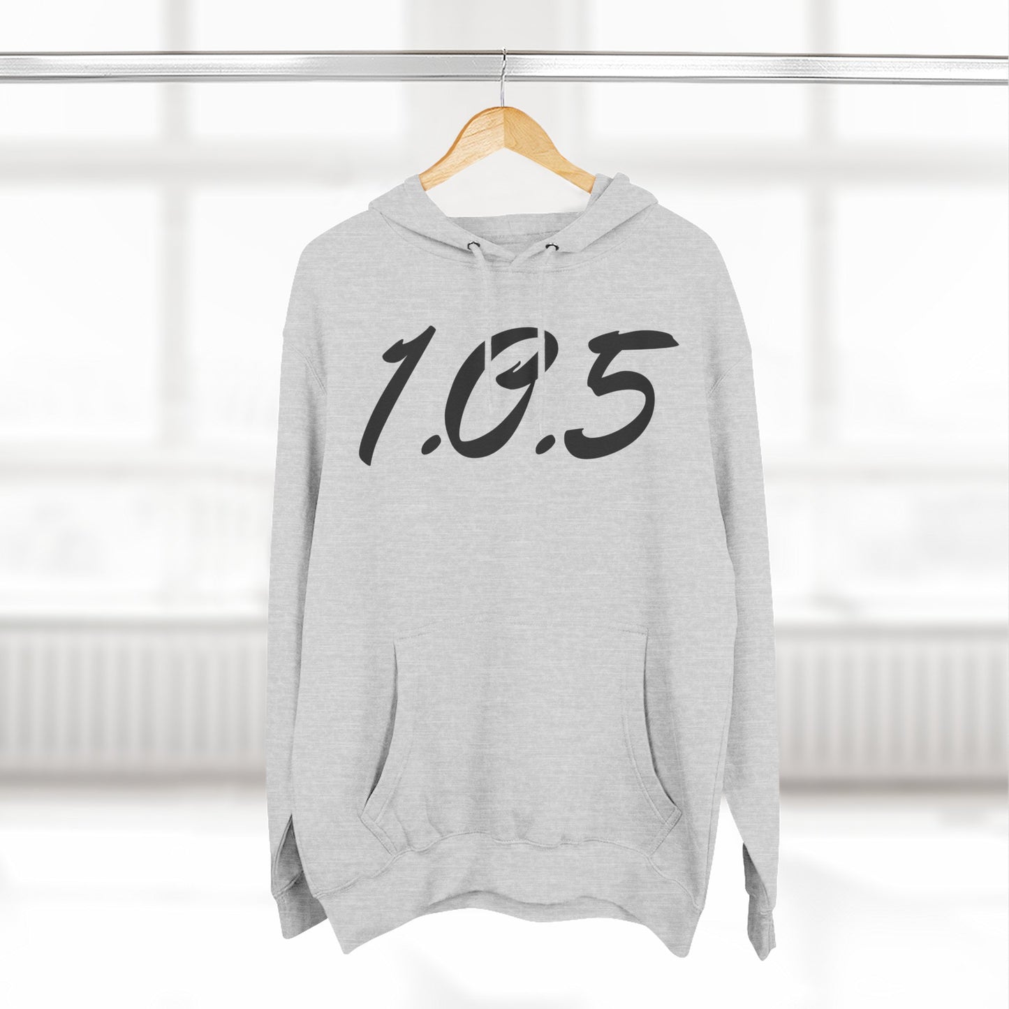Specialty Adult 105 Christian Black and White Letters Hoodie