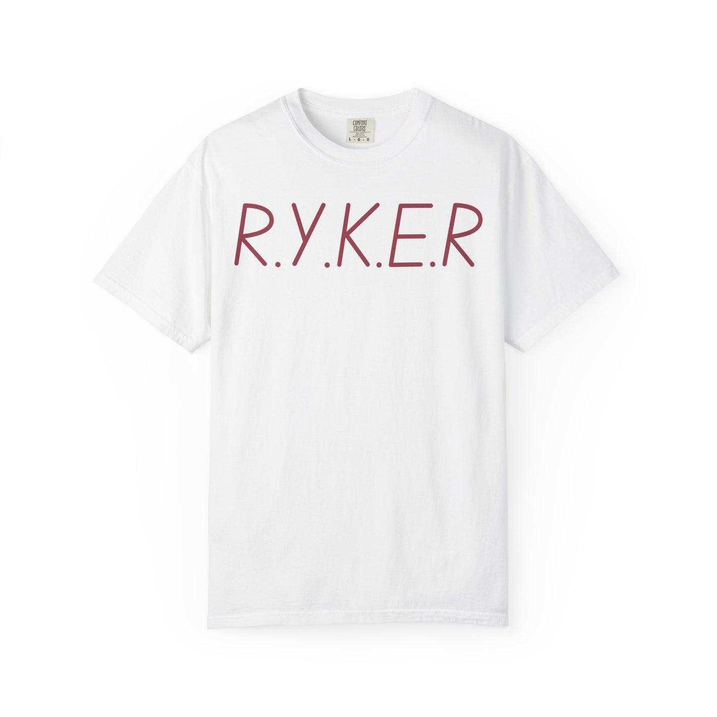 RYKER Christian Marron Letters