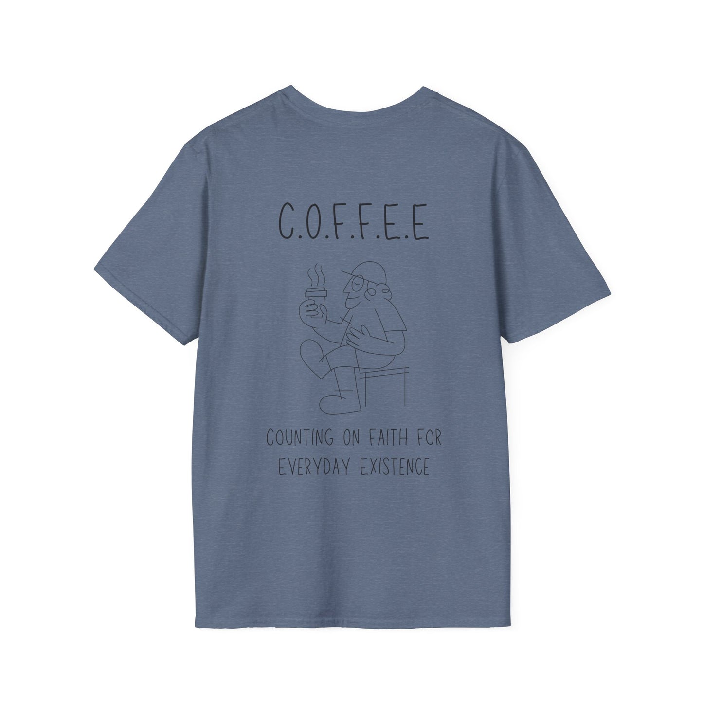 Specialty Adult Coffee Christian Blue Words & Men Image