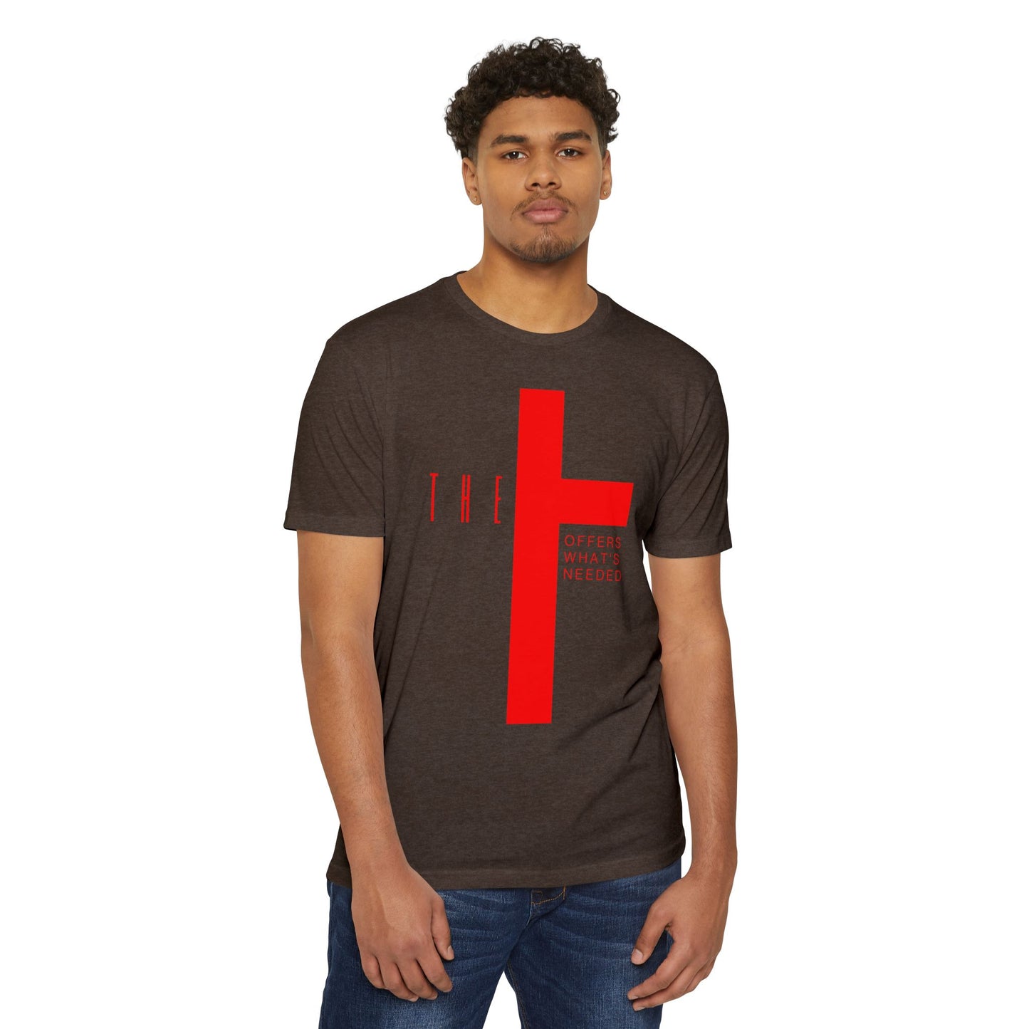 T-Town Red Cross & Letters Blended