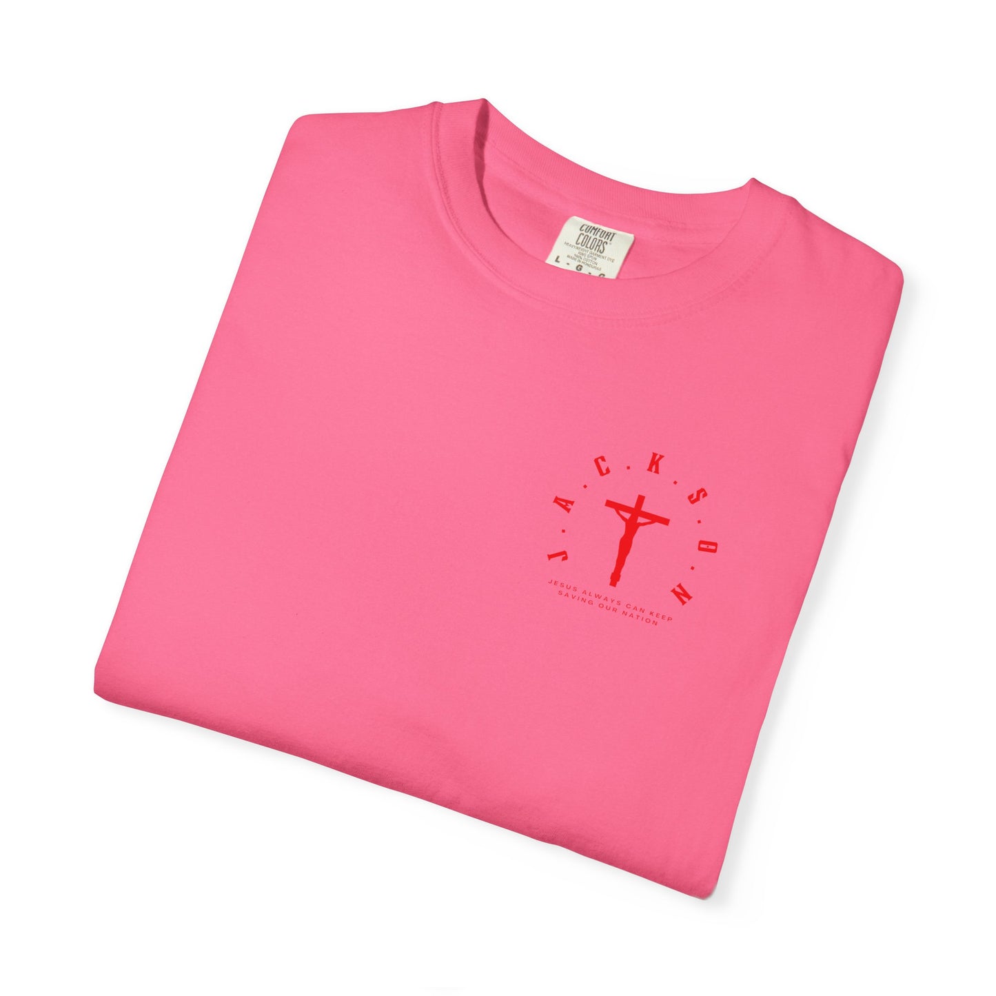 Jackson Believing Christian Red Letters & Cross