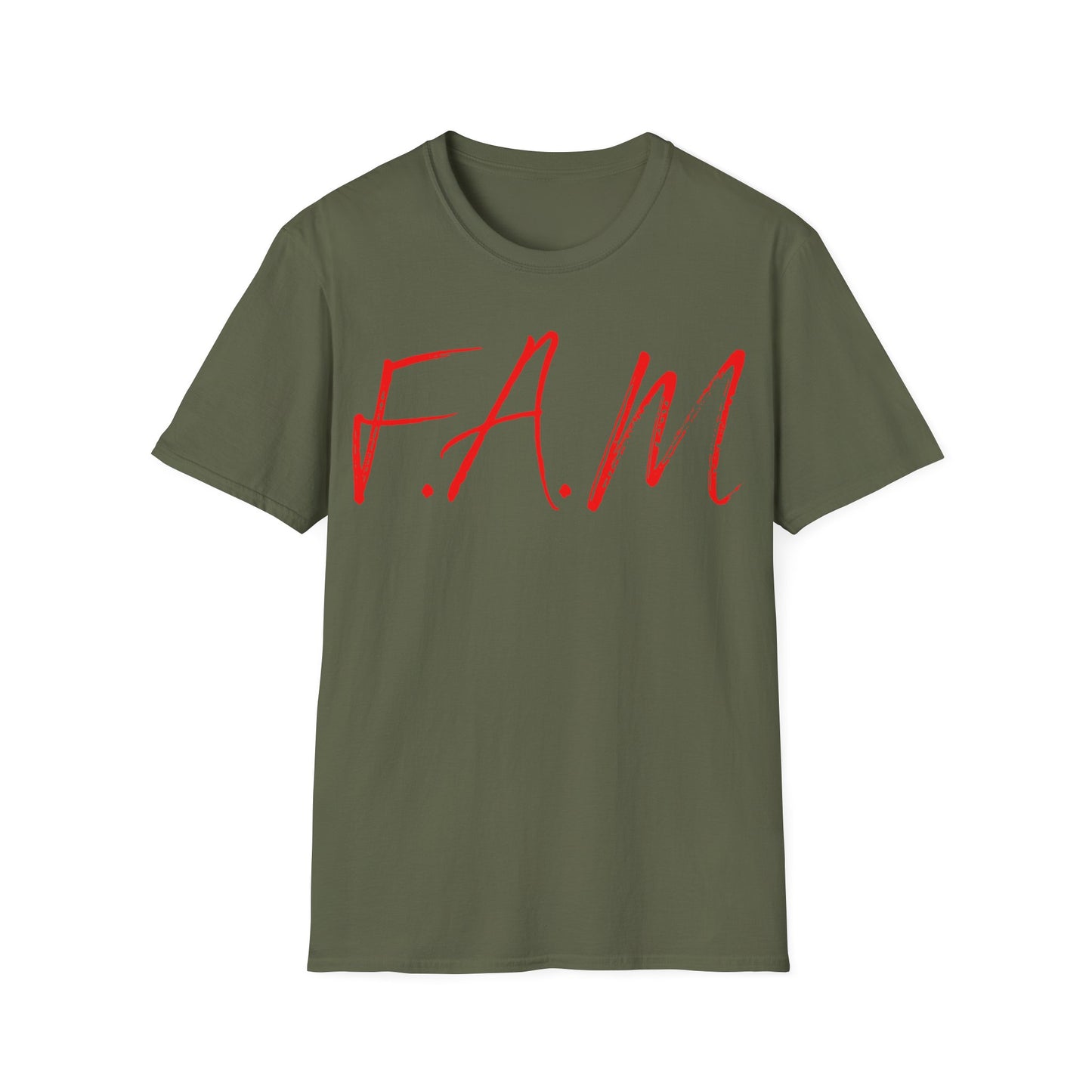 Fam Christian Red Letters & Image