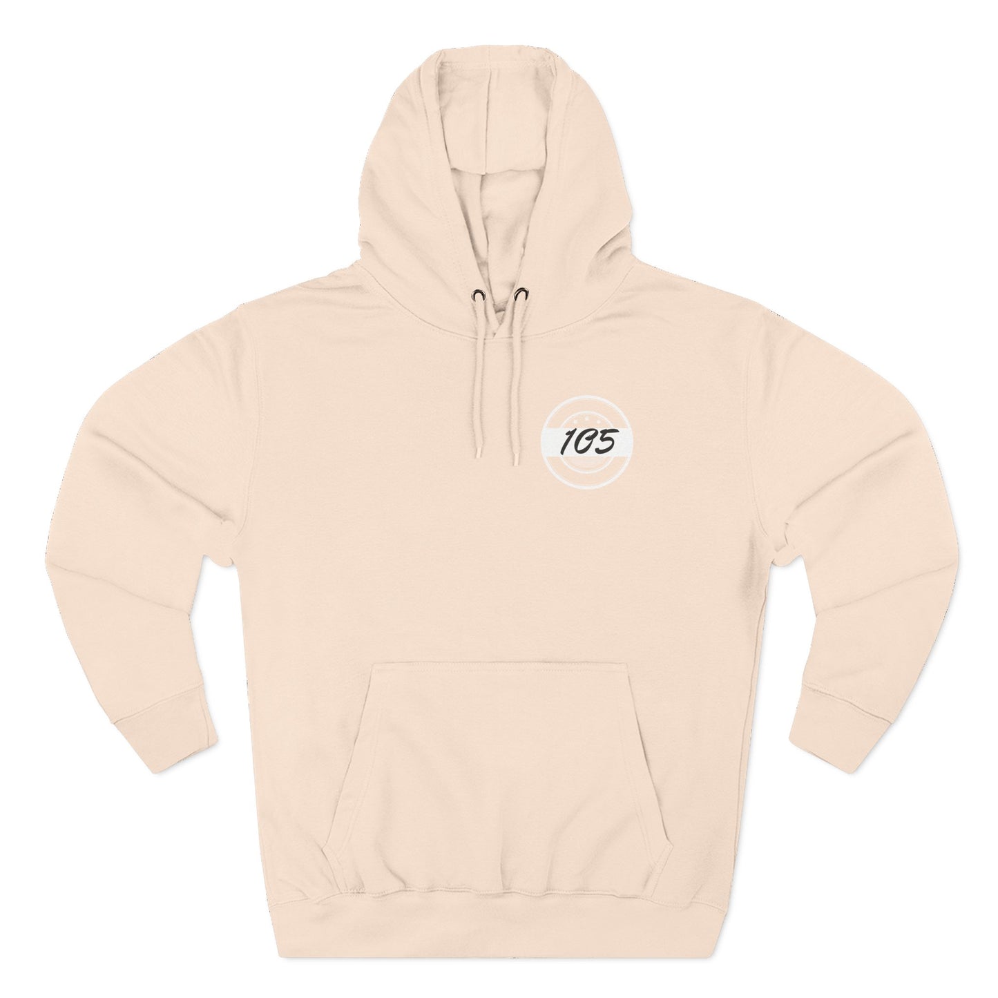 Adult 105 Christian White and Black Letters Hoodie