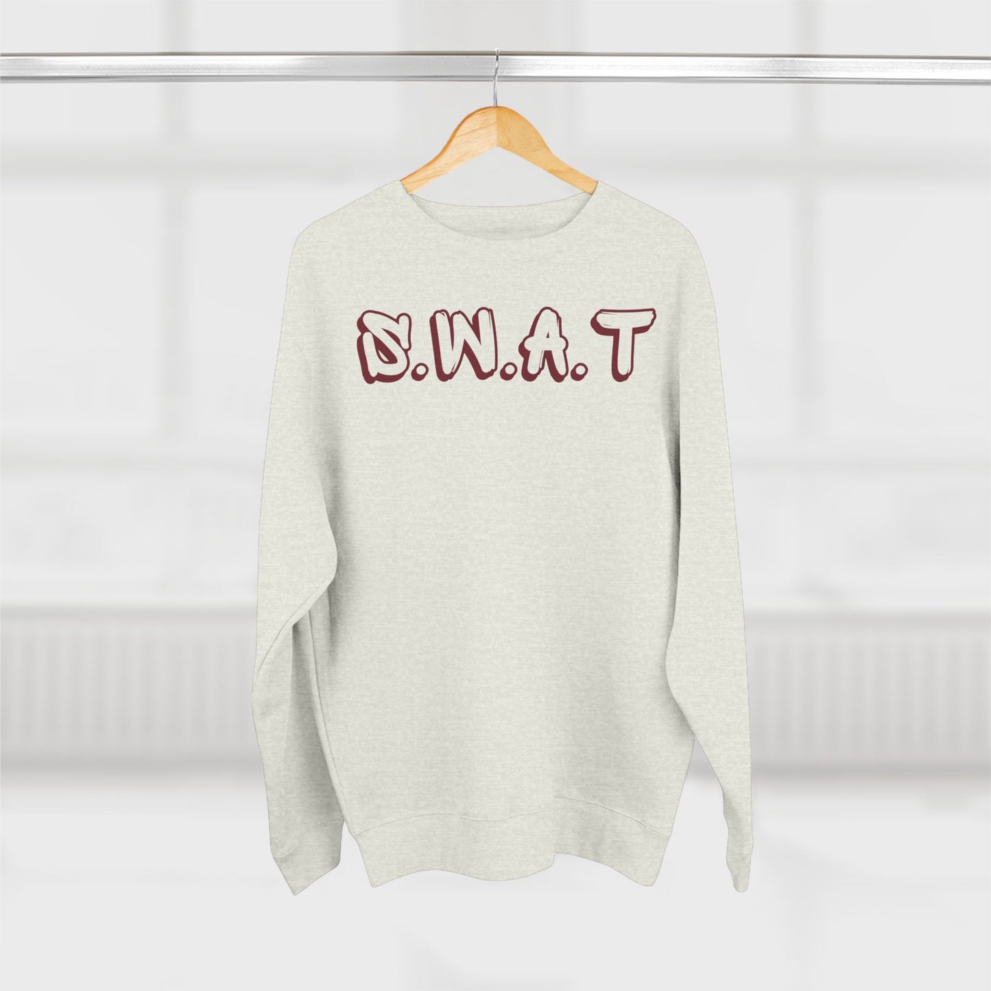 Swat Christian Marron Words Crewneck