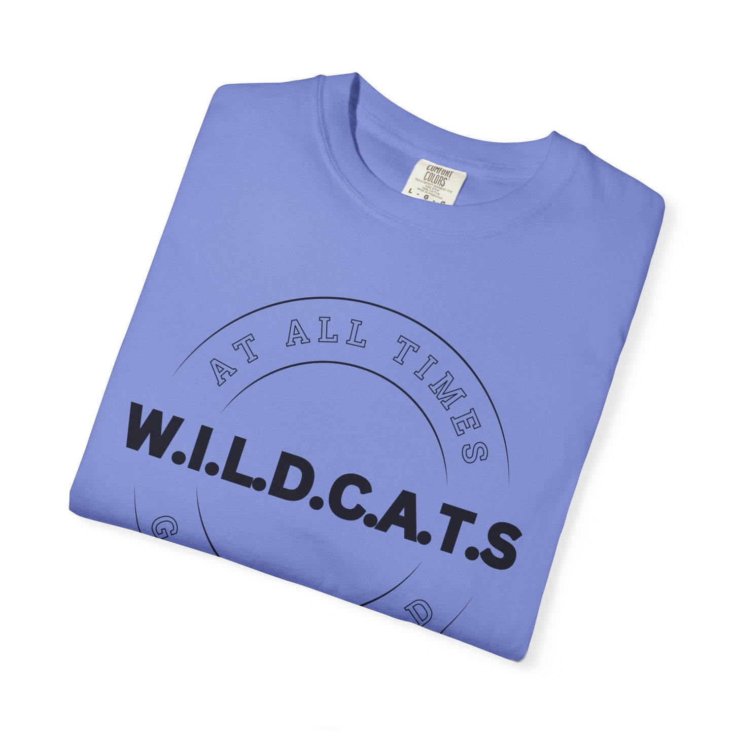 Wildcats Christian Black Letters & Picture