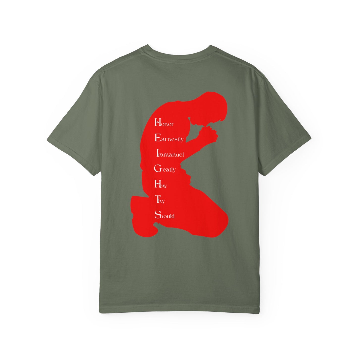 Heights Christian Red Letters & Image