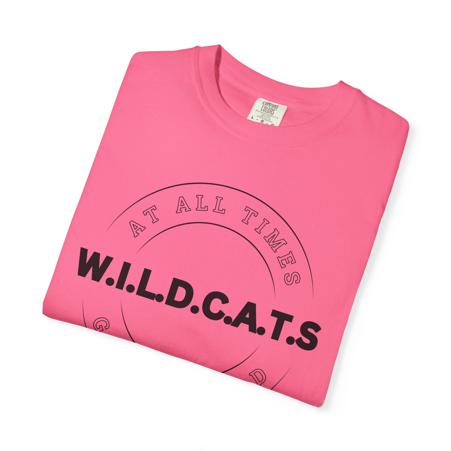 Wildcats Christian Black Letters & Picture