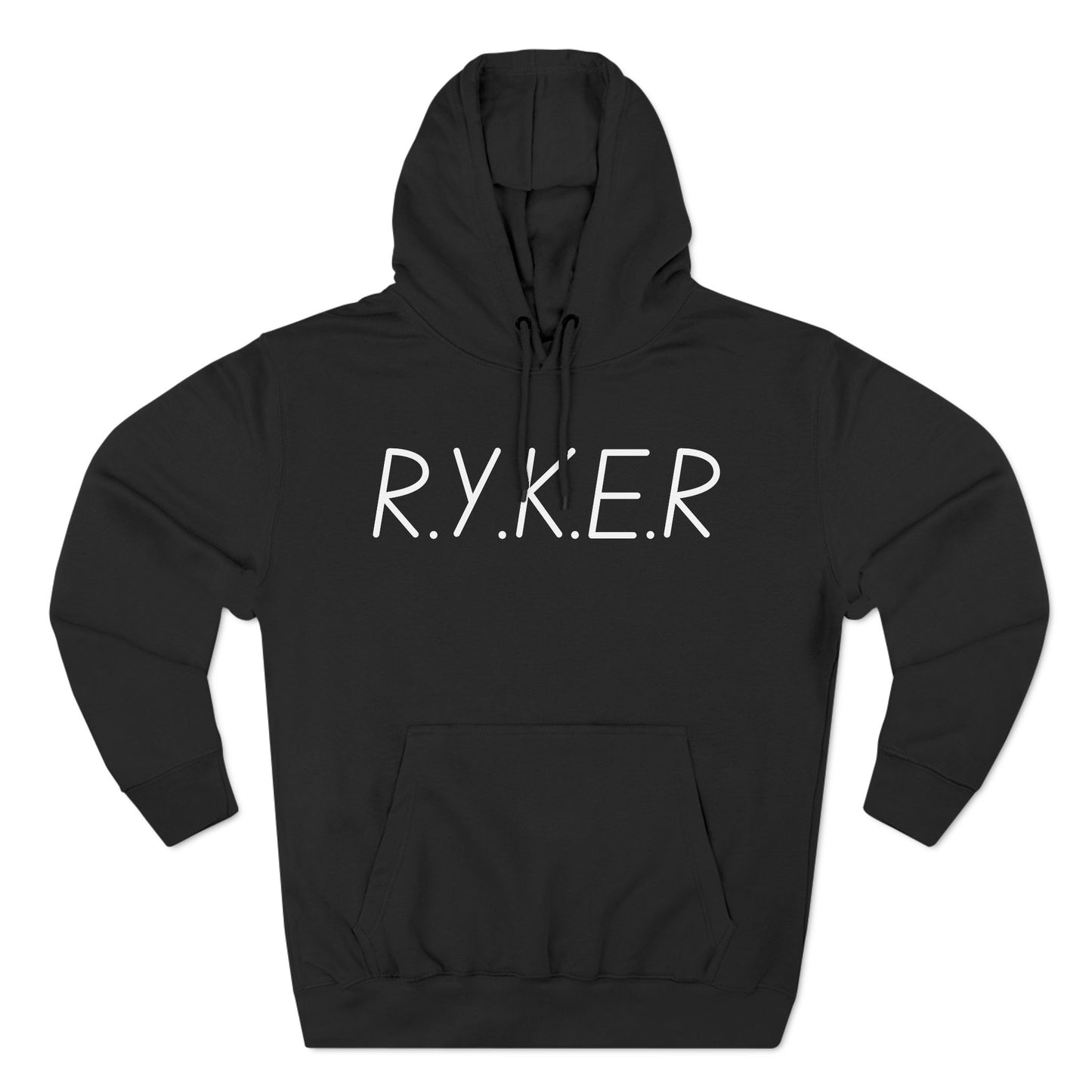 RYKER Christian White Letters Hoodie