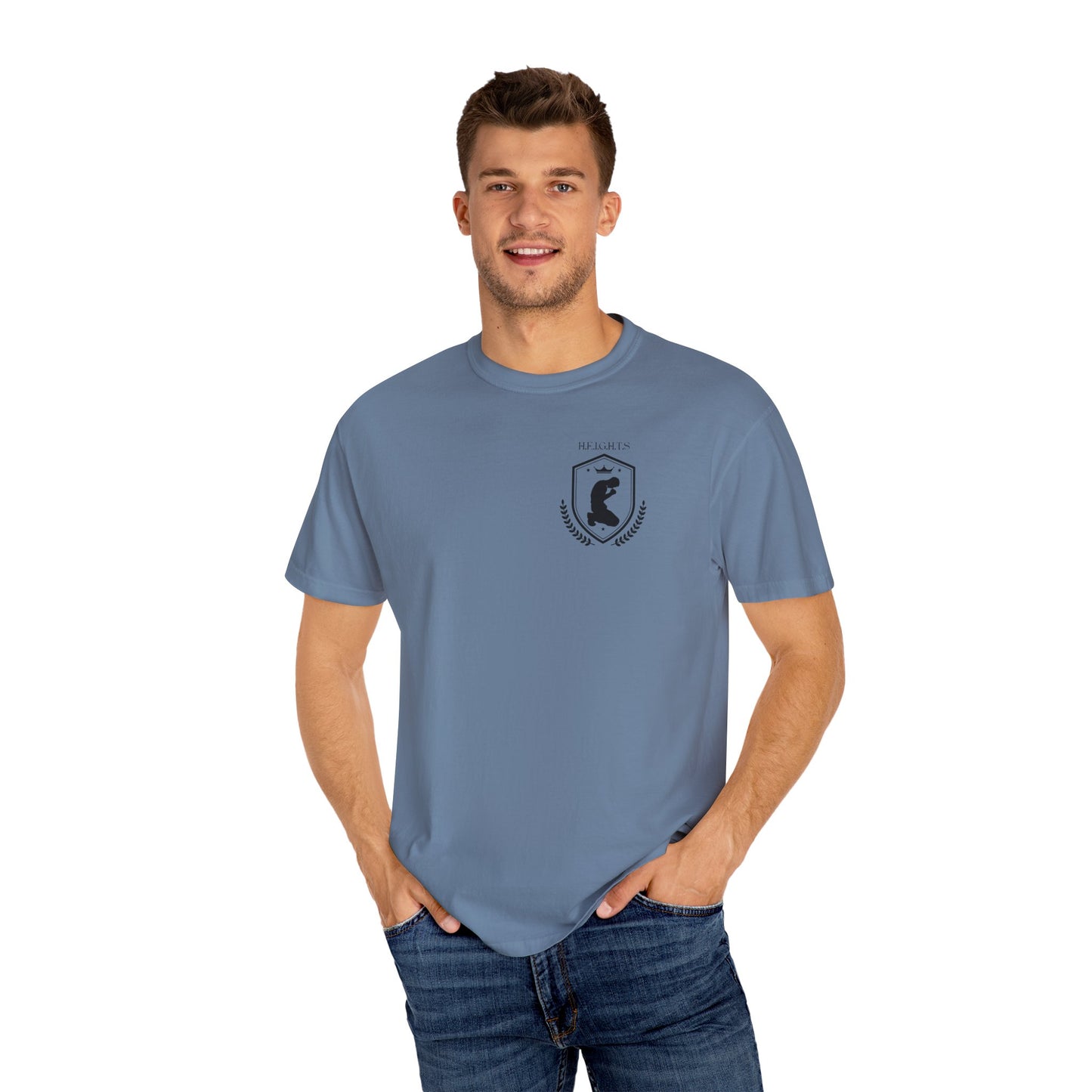 Heights Christian Black Letters & Image