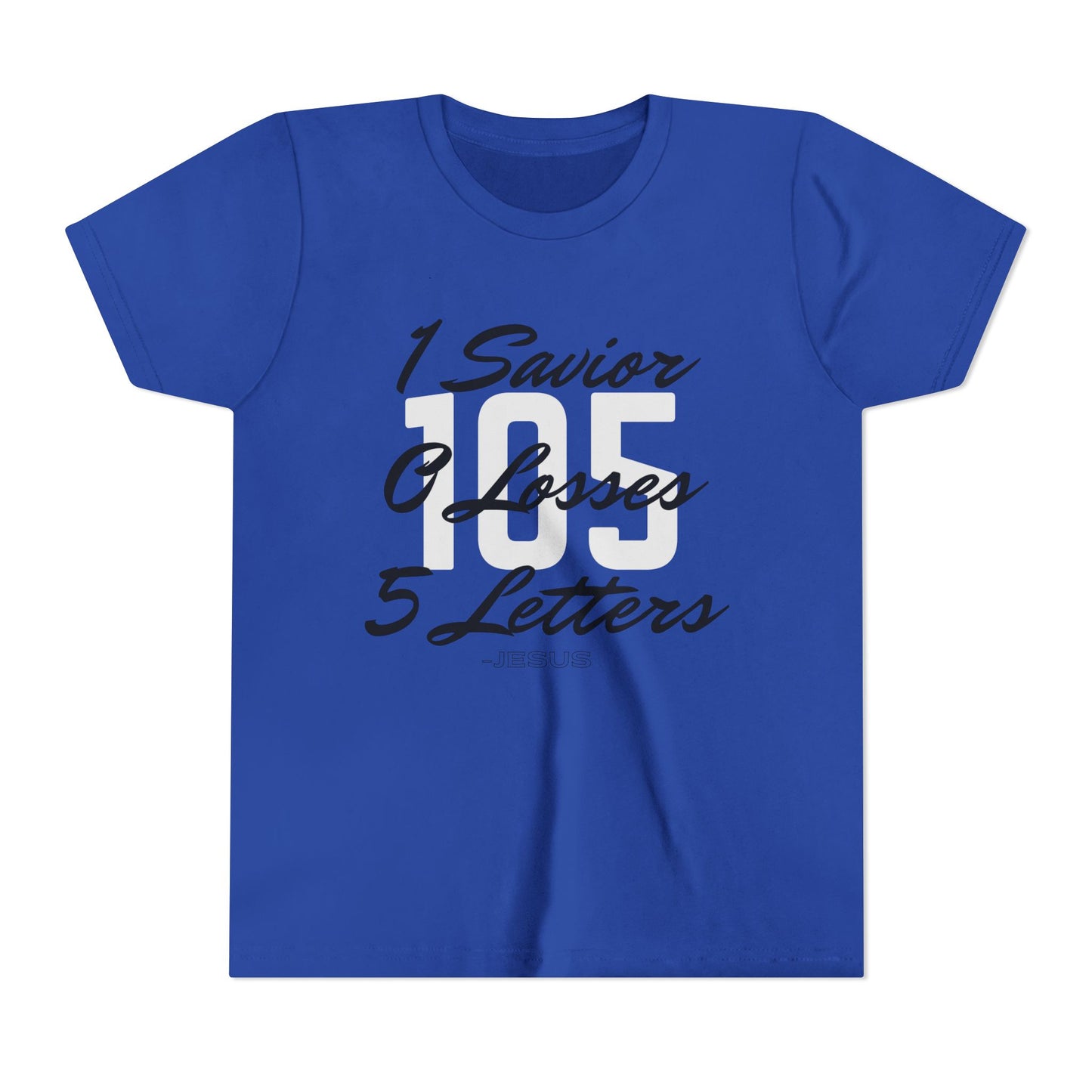 Youth 105 Christian Black and White Letters