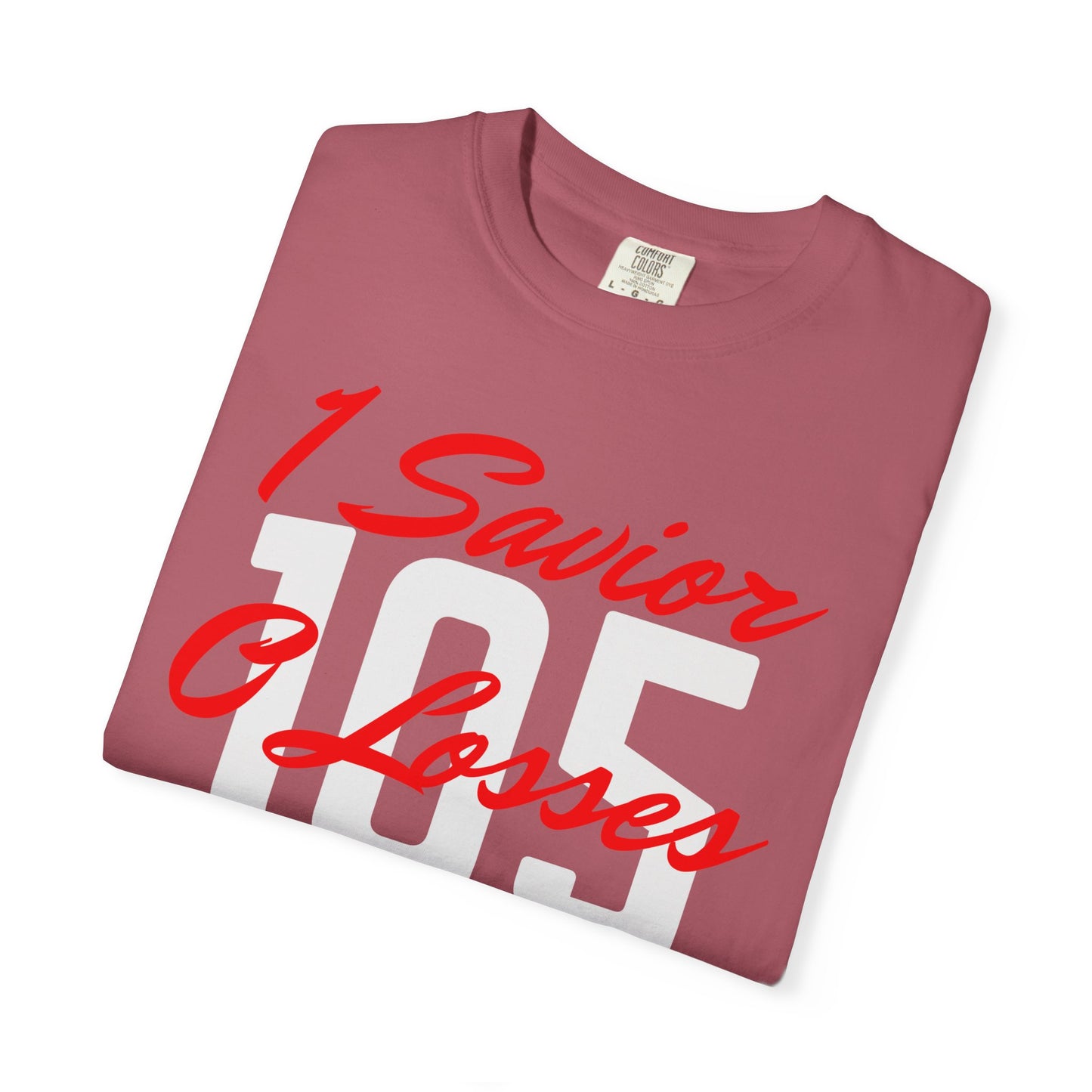 Adult 105 Christian Red and White Letters