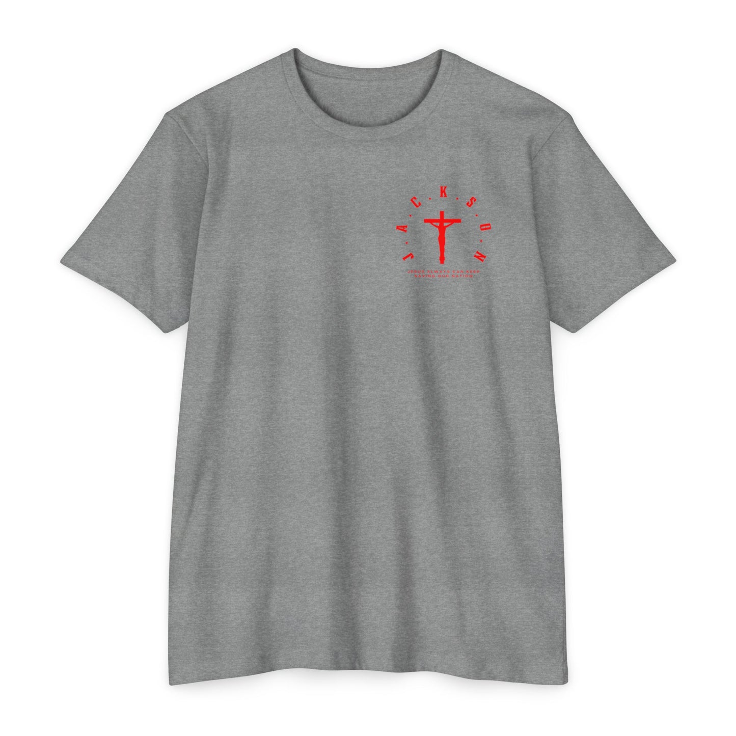 Jackson Red Cross & Letters Blended