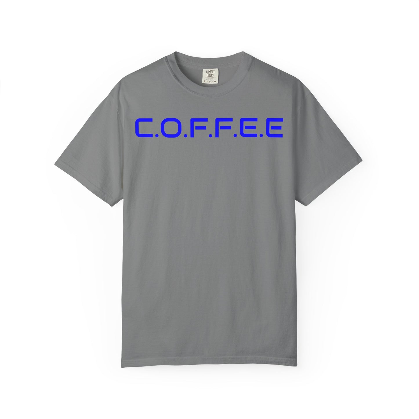 Adult Coffee Christian Blue Words Only