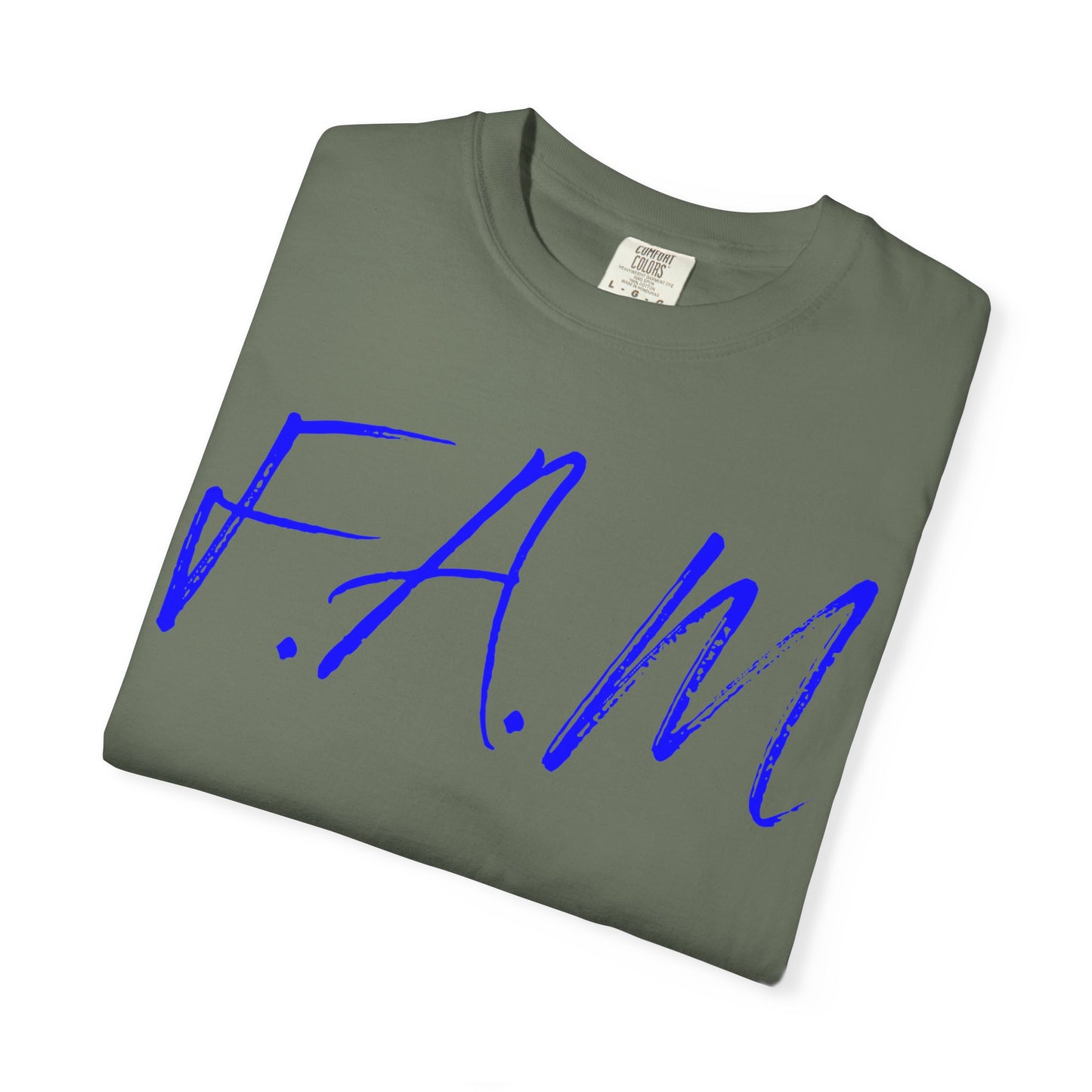 Fam Christian Blue Letters & Image