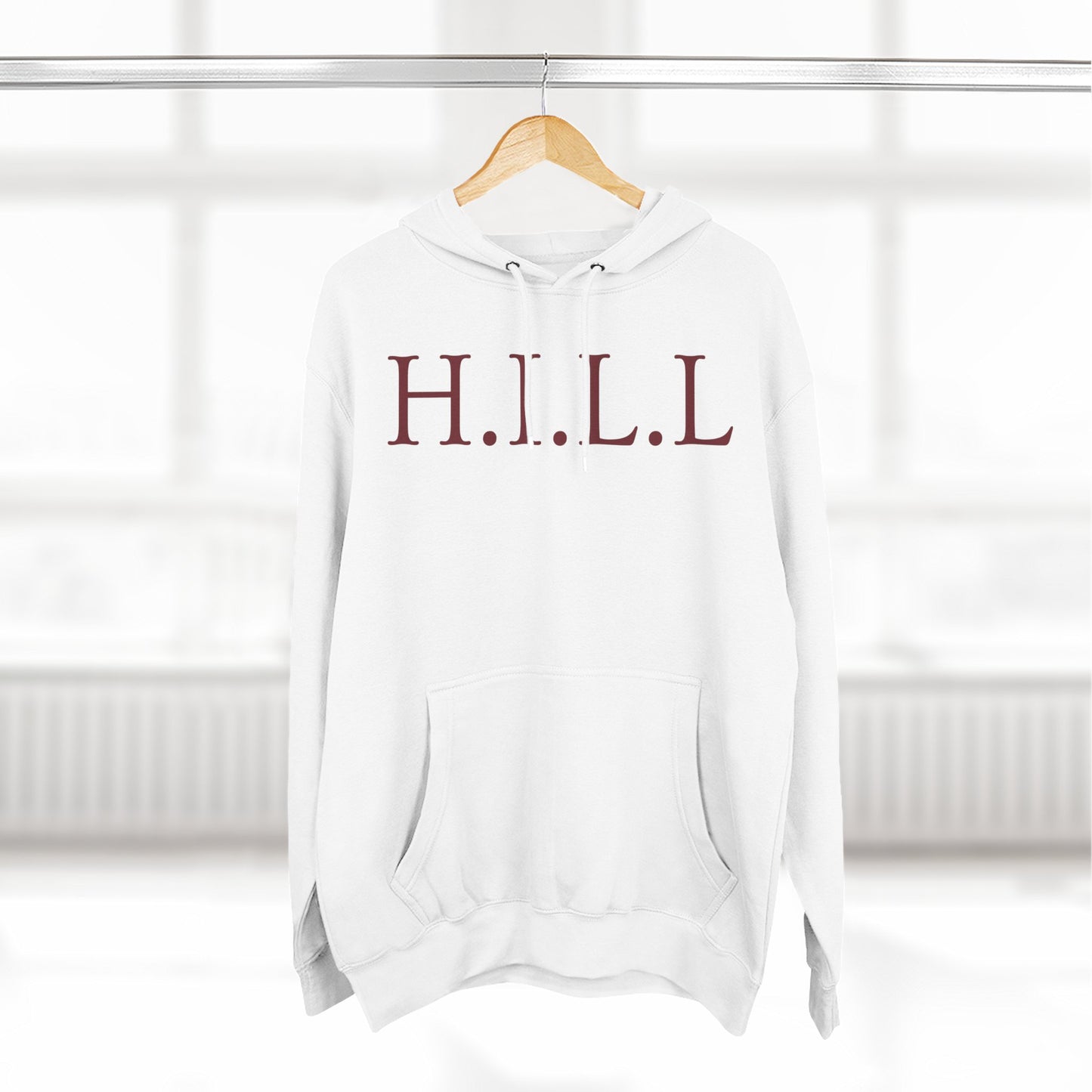Hill Christian Marron Words Hoodie