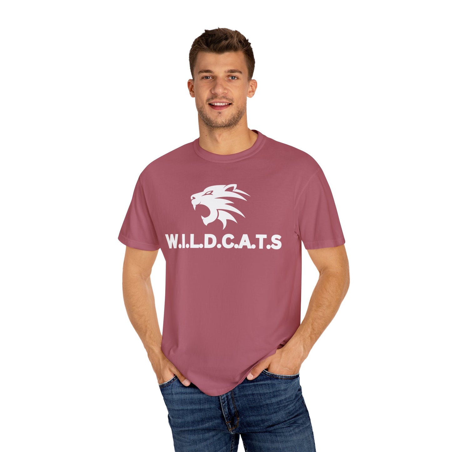 Wildcats Christian White Letters & Image Specialty