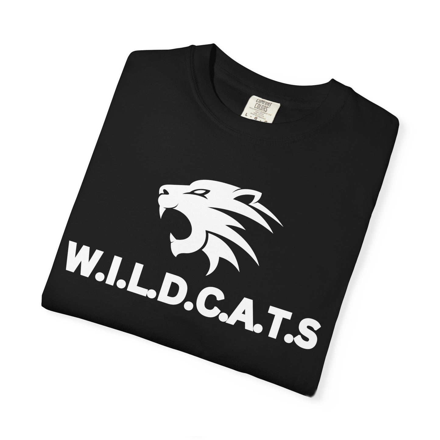 Wildcats Christian White Letters & Image Specialty