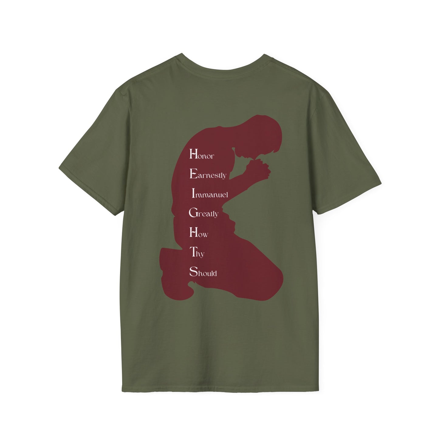 Heights Christian Marron Letters & Image