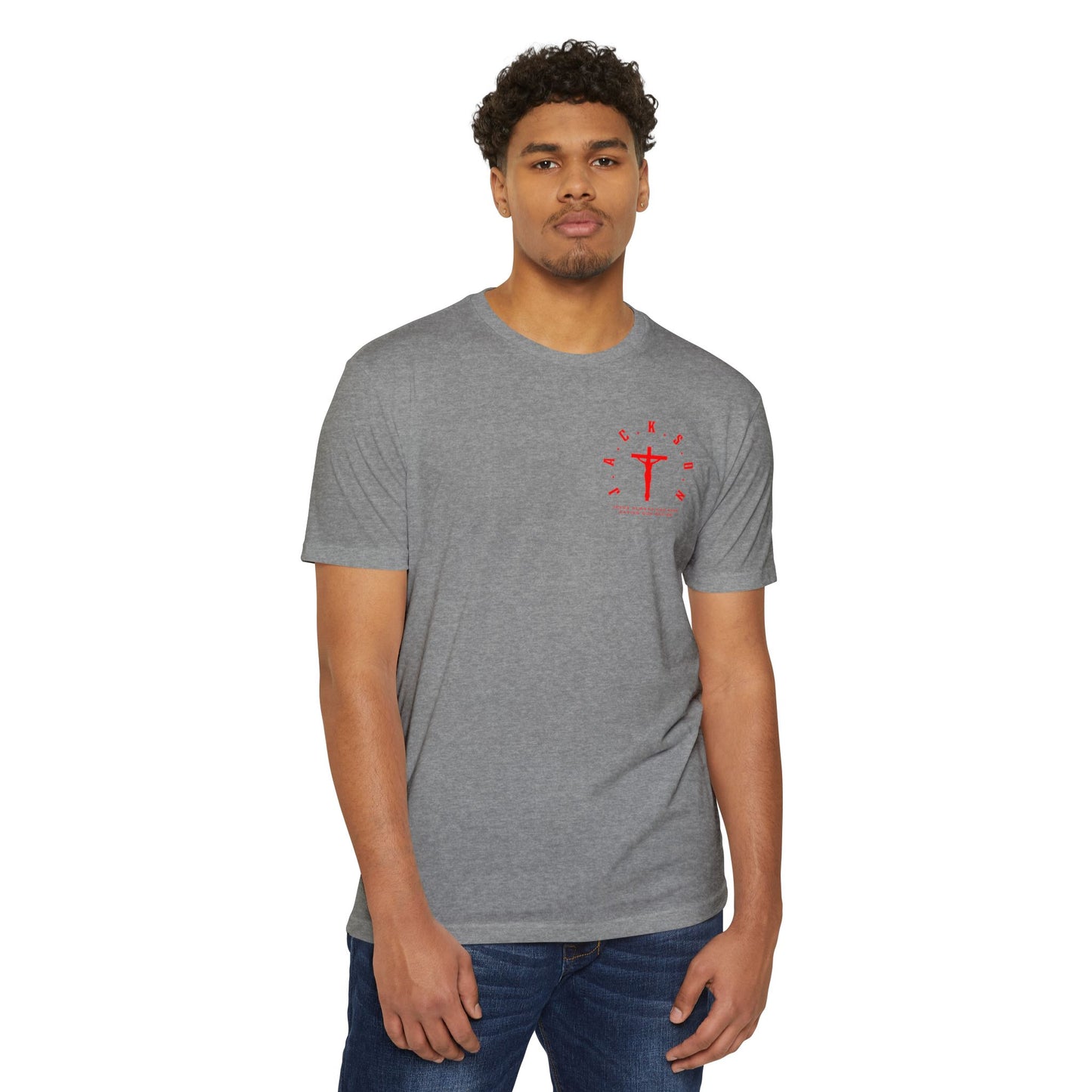 Jackson Red Cross & Letters Blended