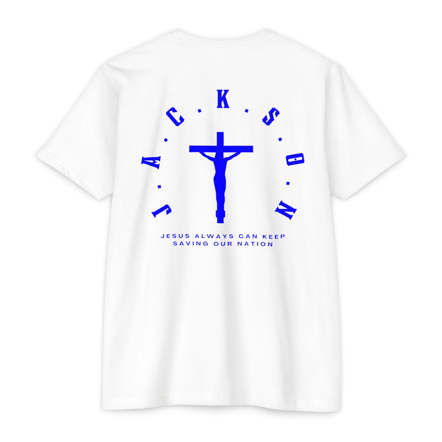 Jackson Blue Cross & Letters Blended
