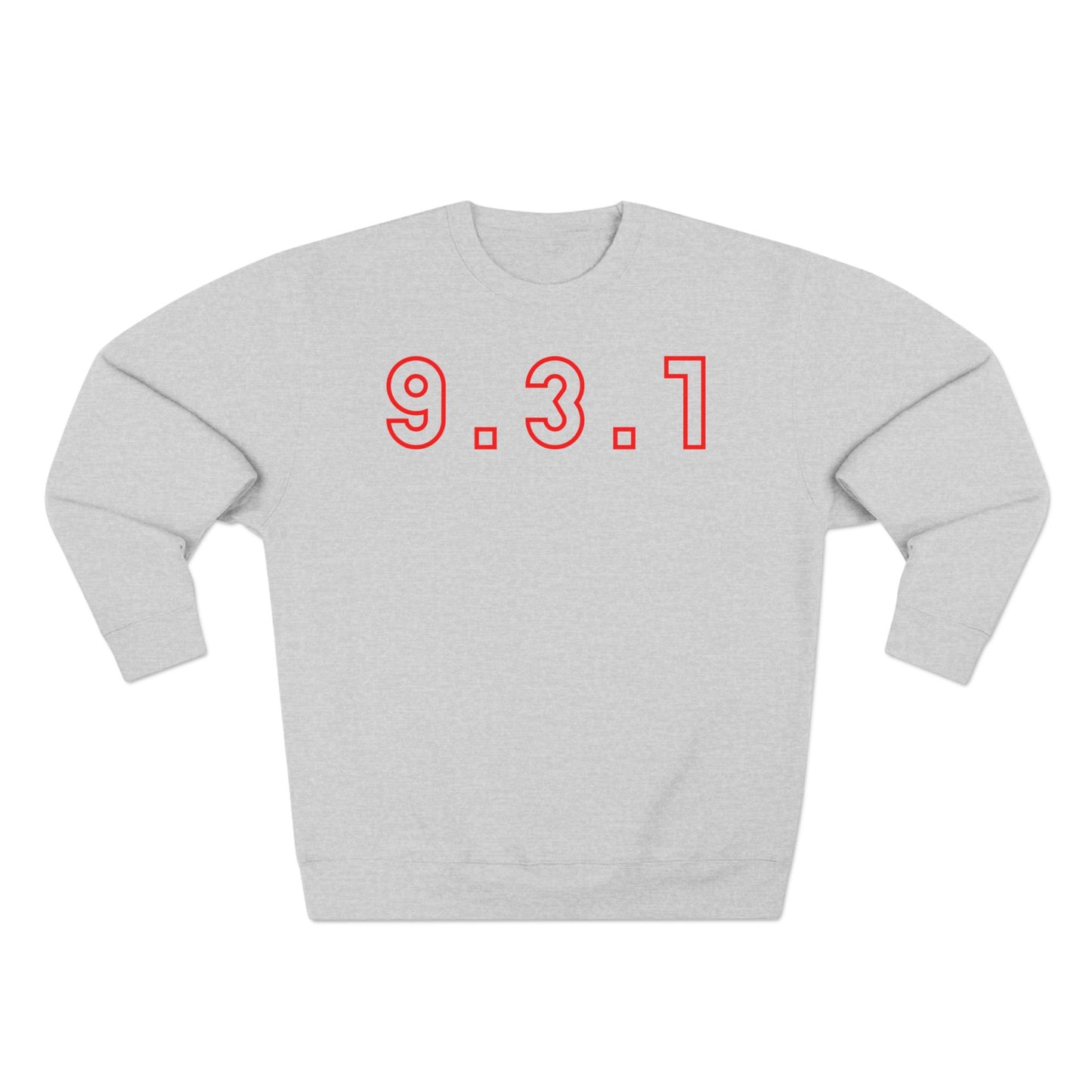 931 Crewneck Red Words