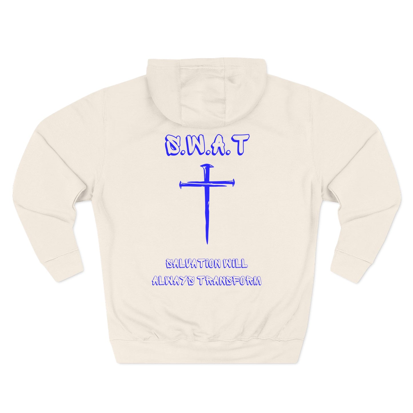 Swat Christian Blue Words Hoodie