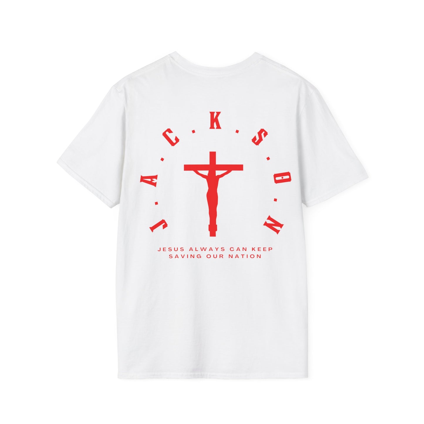 Jackson Believing Christian Red Letters & Cross