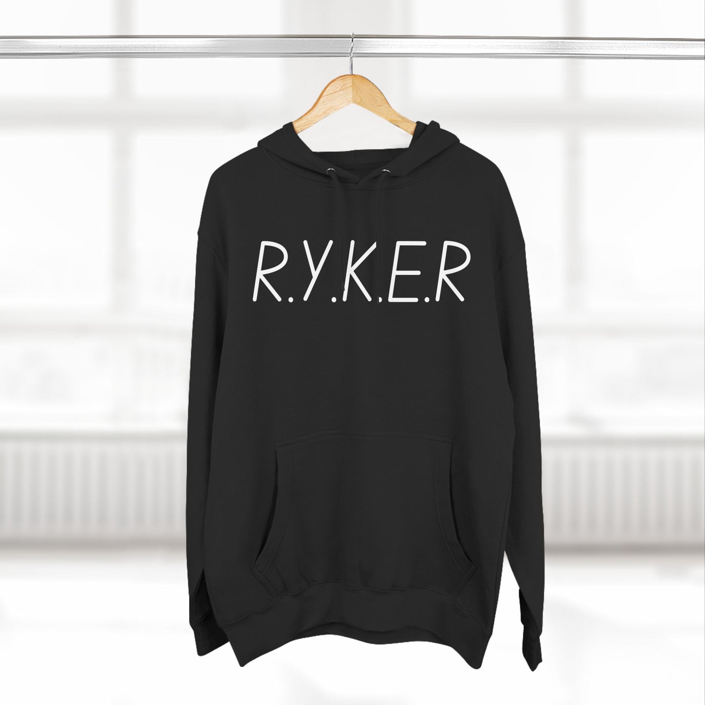 RYKER Christian White Letters Hoodie