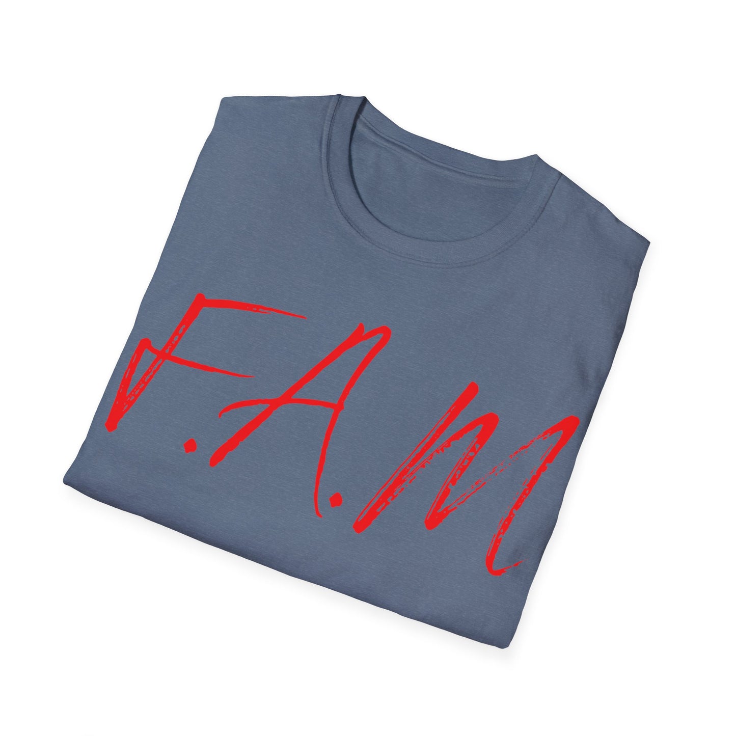 Fam Christian Red Letters & Image