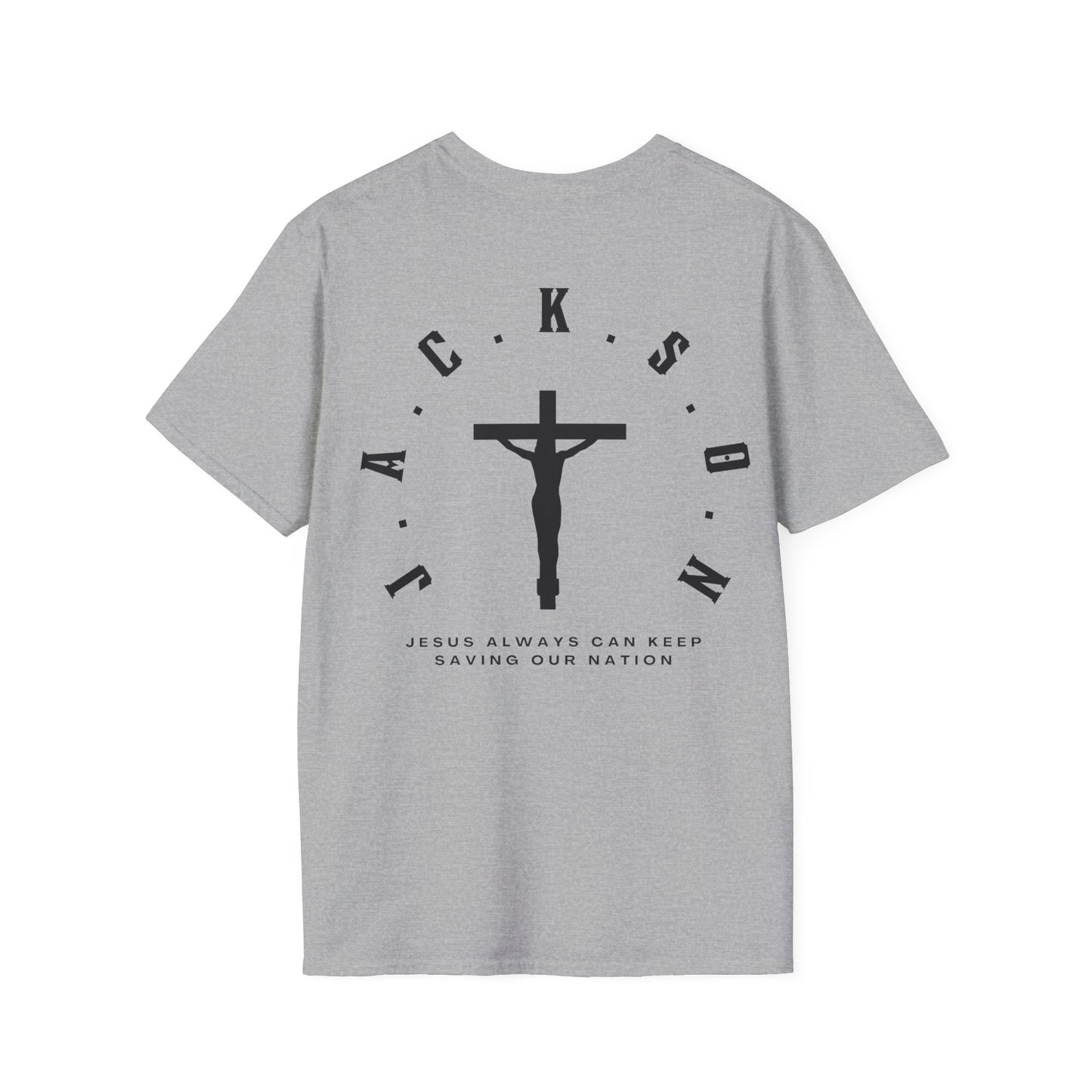 Jackson Believing Christian Black Letters & Cross