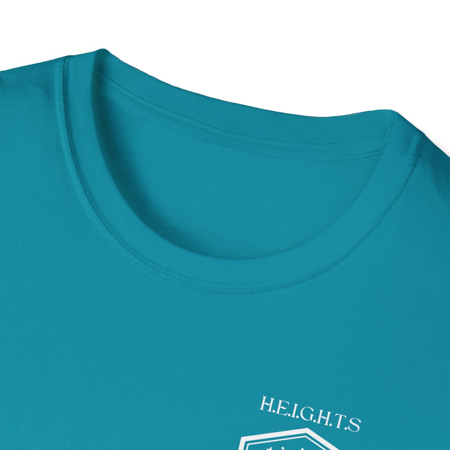 Heights Christian White Letters & Image