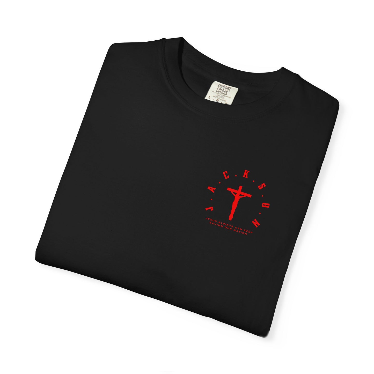 Jackson Believing Christian Red Letters & Cross
