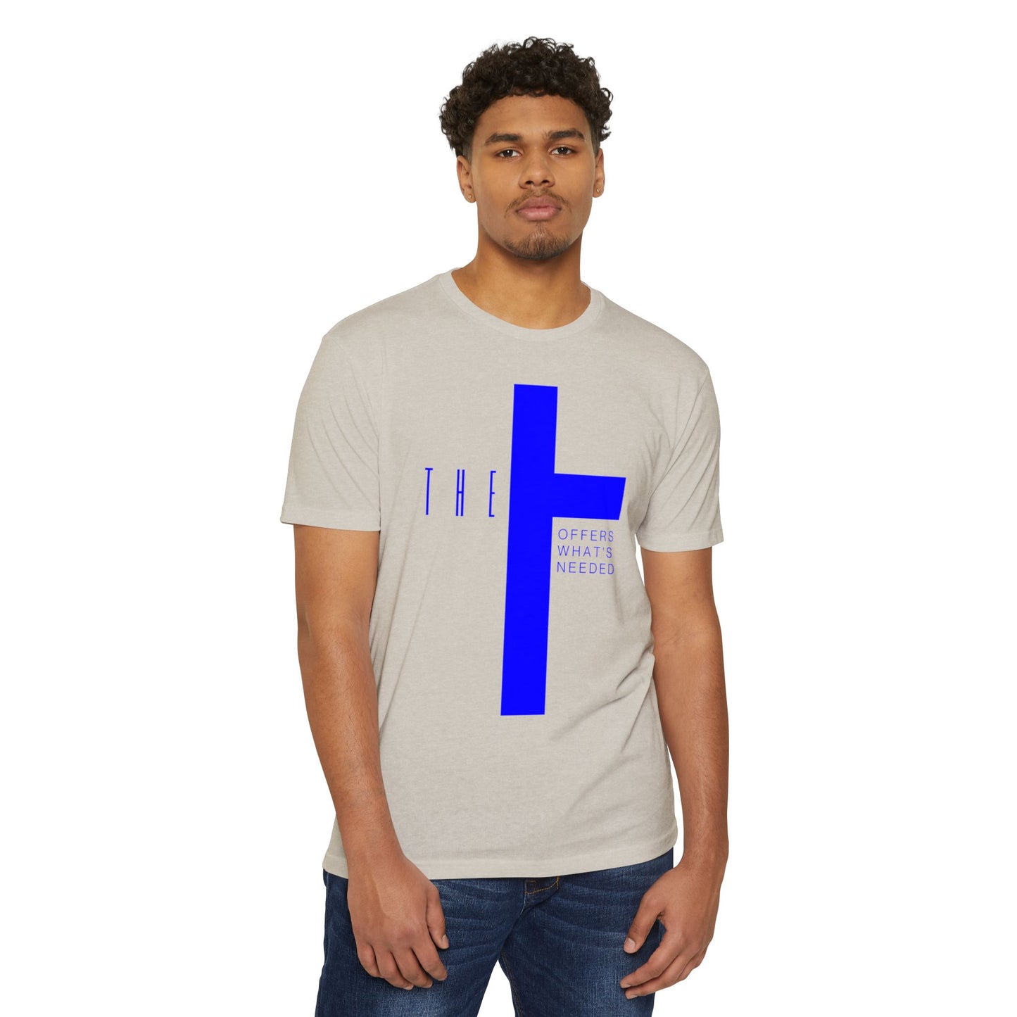 T-Town Blue Cross & Letters Blended