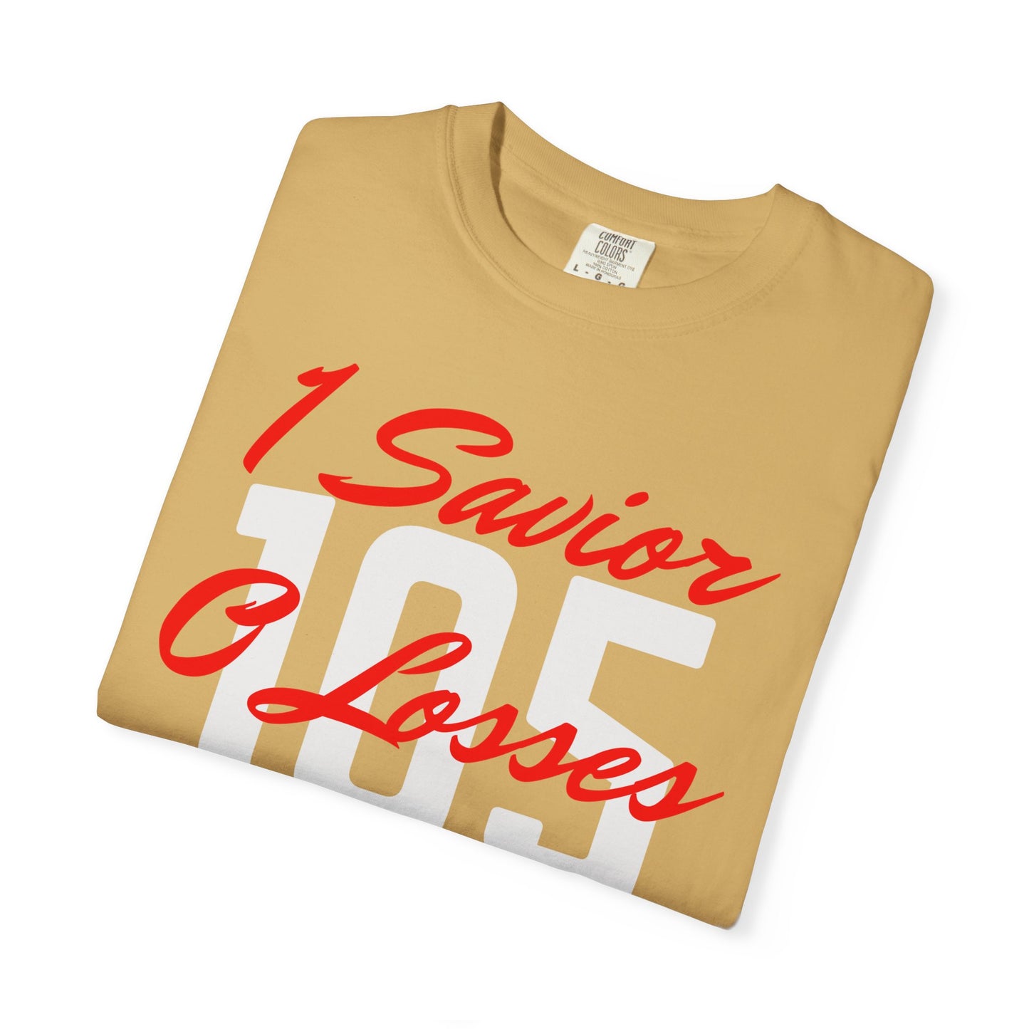 Adult 105 Christian Red and White Letters
