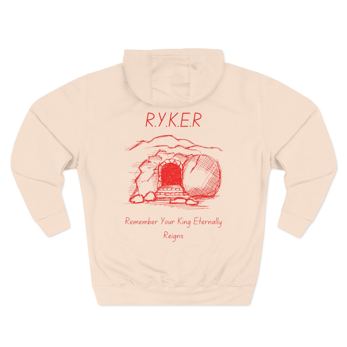 RYKER Christian Red Letters Hoodie