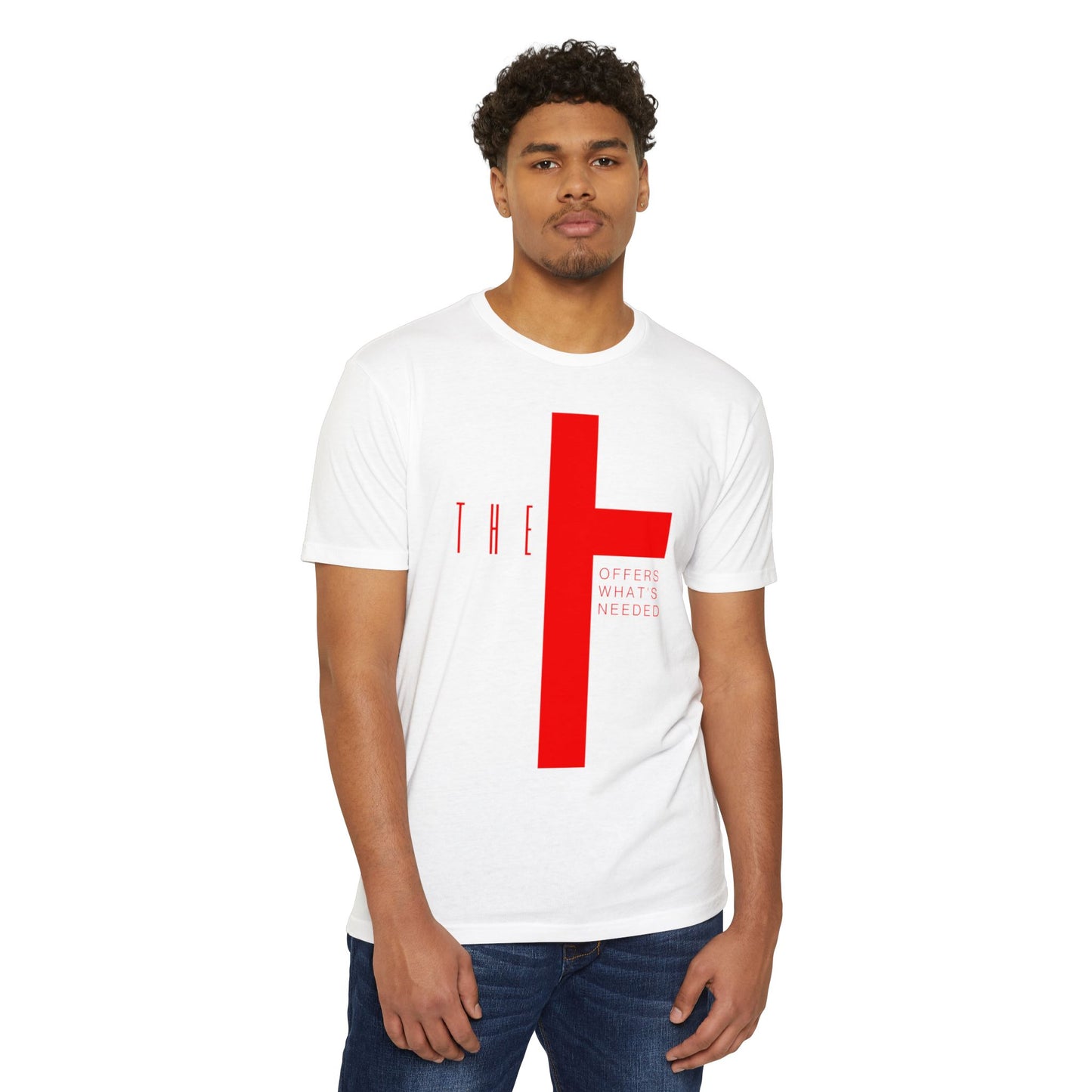 T-Town Red Cross & Letters Blended