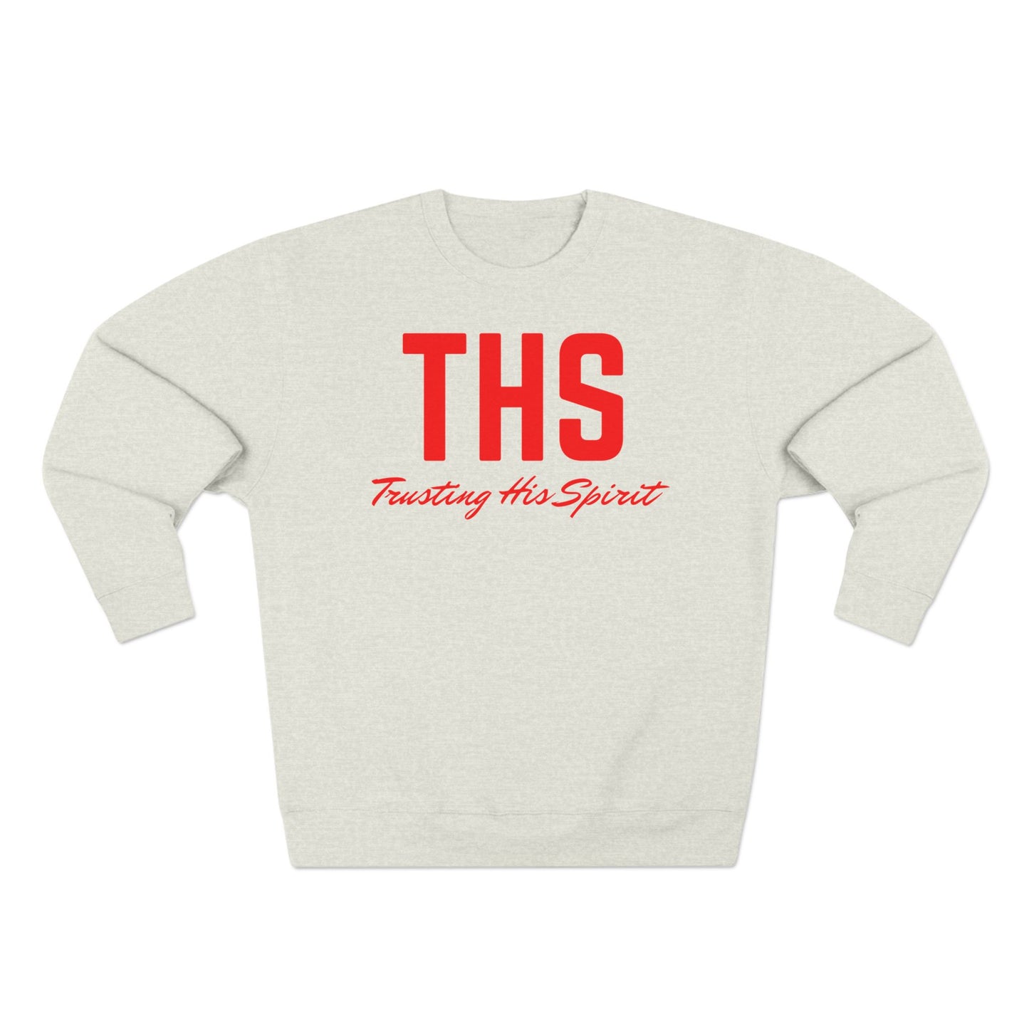 Adult THS Christian Red Letters Crewneck