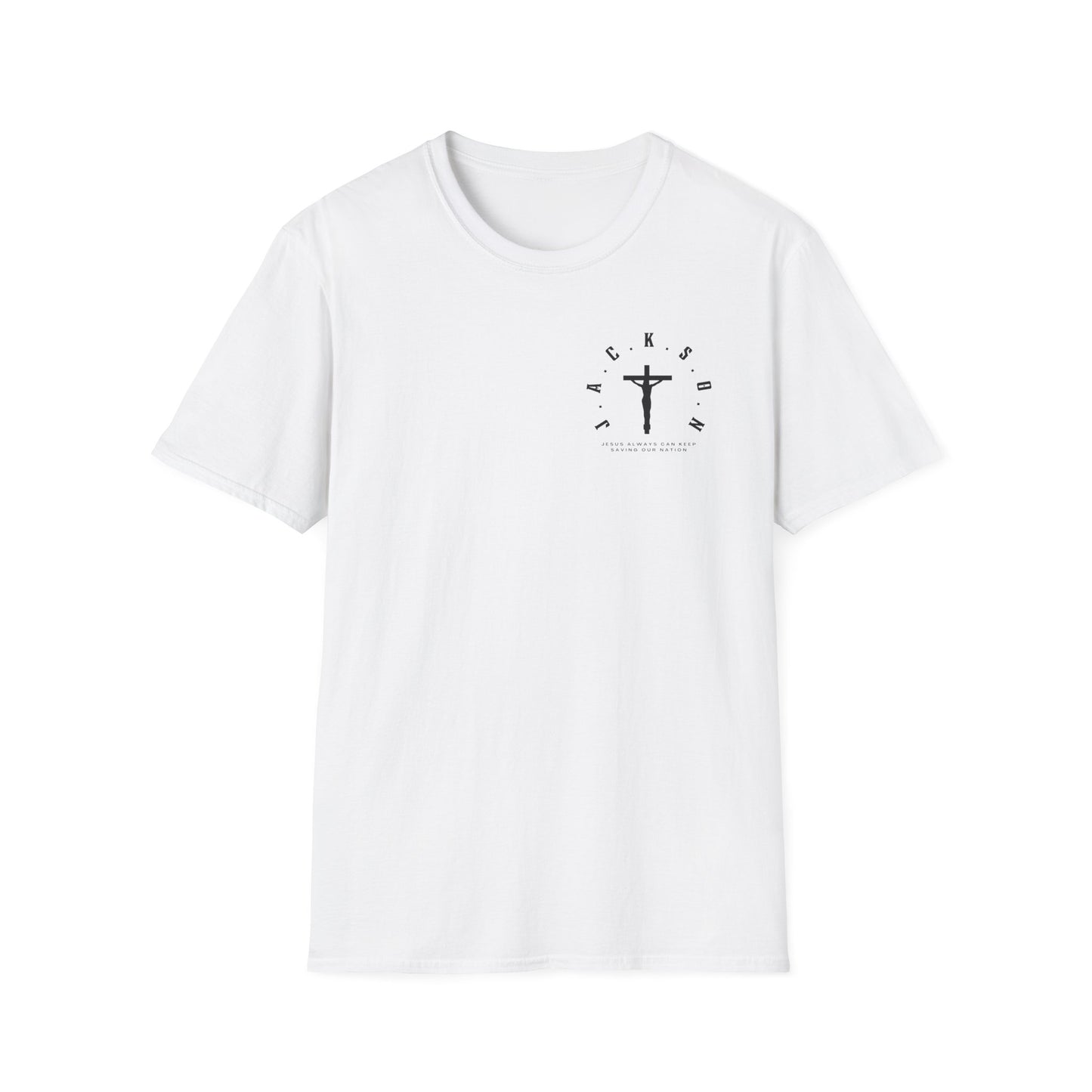 Jackson Believing Christian Black Letters & Cross