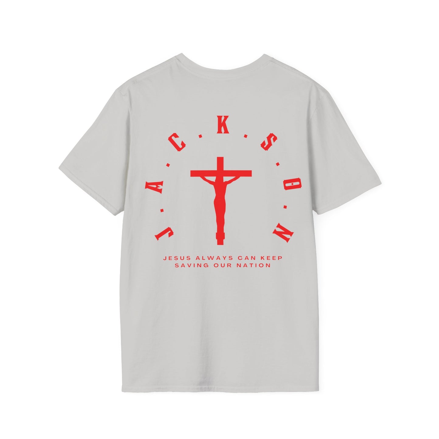 Jackson Believing Christian Red Letters & Cross