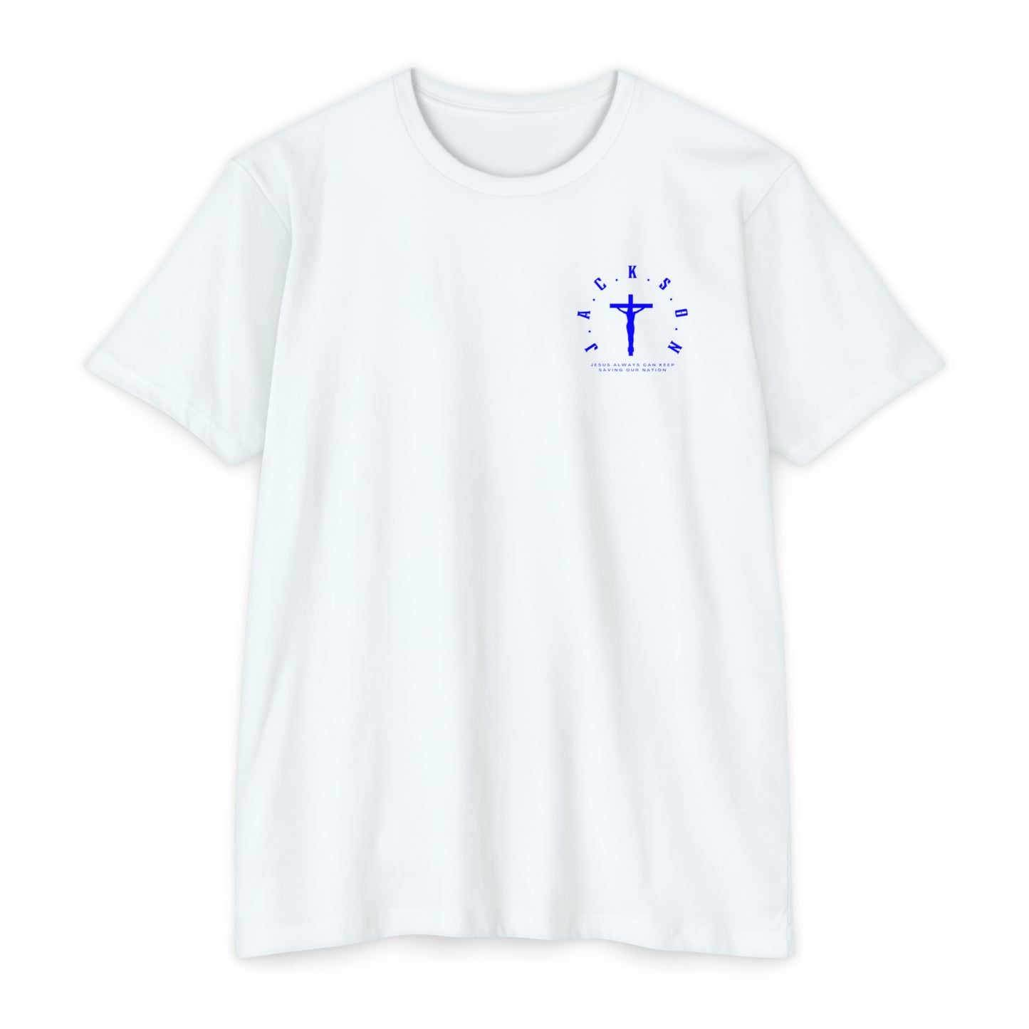 Jackson Blue Cross & Letters Blended